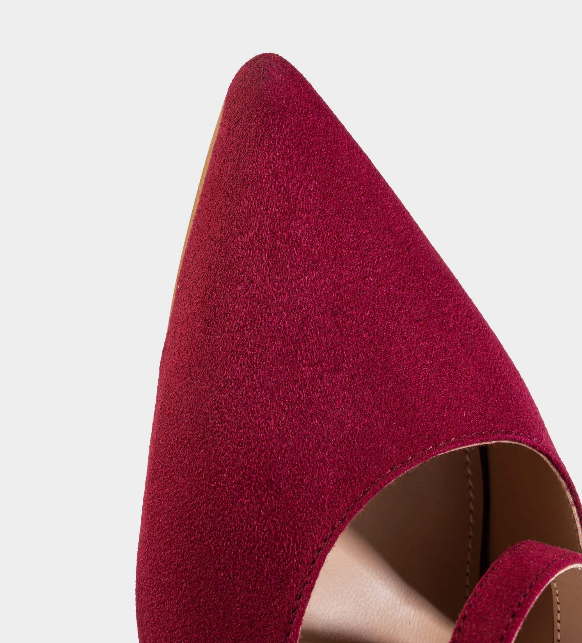 ZAPATILLA DESTALONADA PULSERA TEXTIL VINO