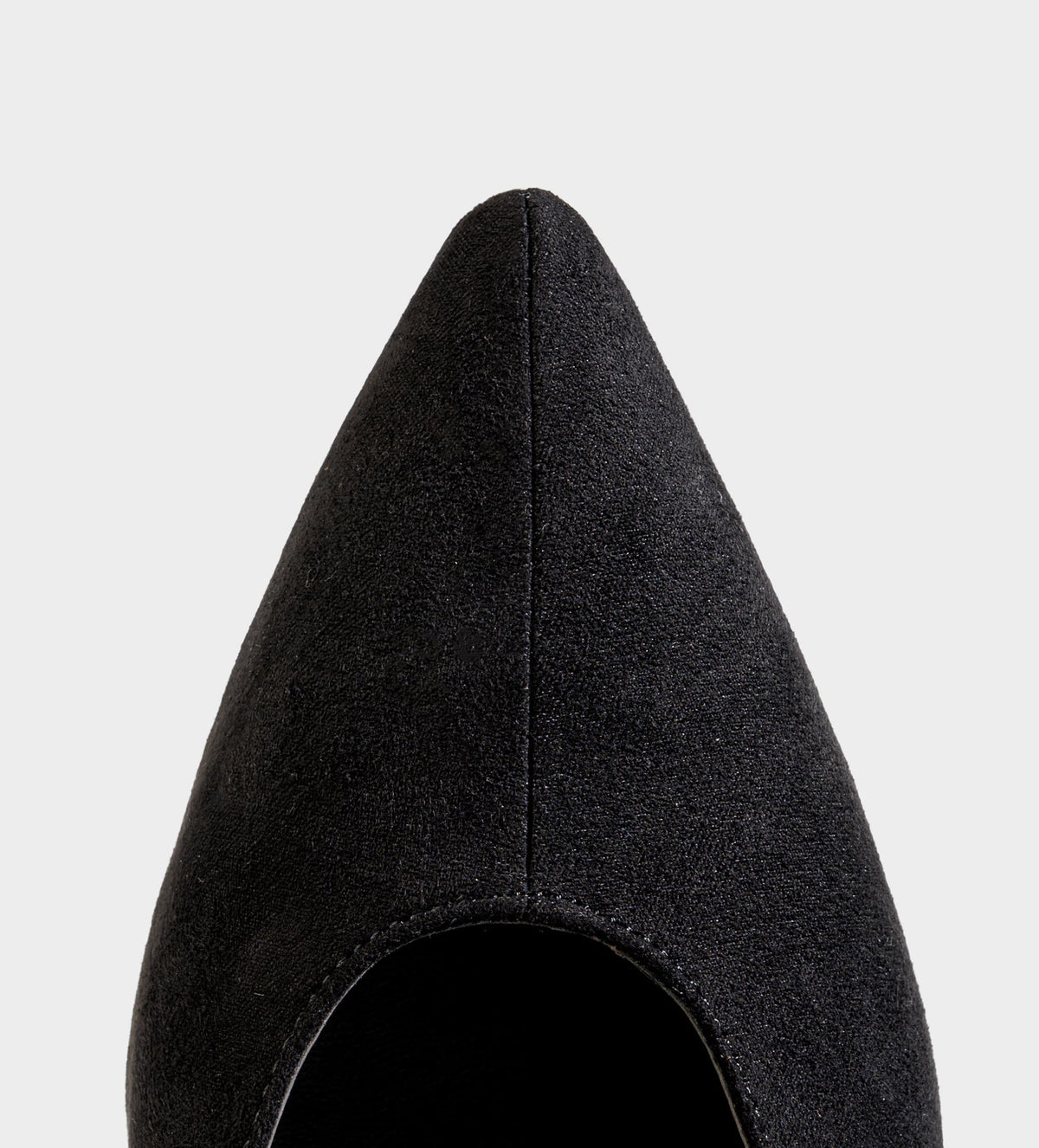 ZAPATILLA DESTALONADA TACÓN KITTEN NEGRO HEBILLA