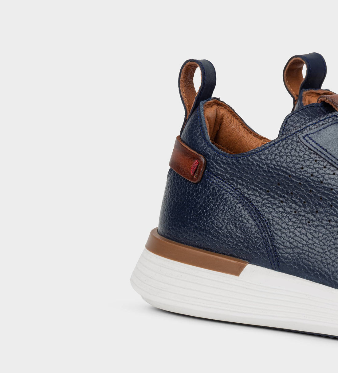 ZAPATO CASUAL DEPORTIVO PIEL MARINO