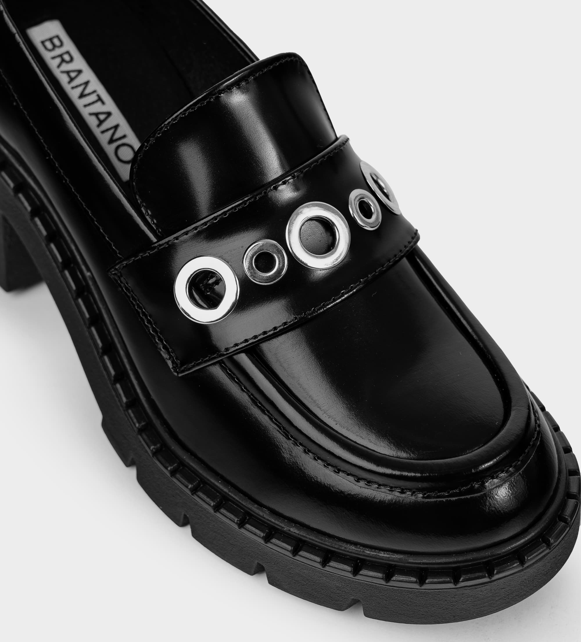 MOCASÍN PLATAFORMA PIEL NEGRO