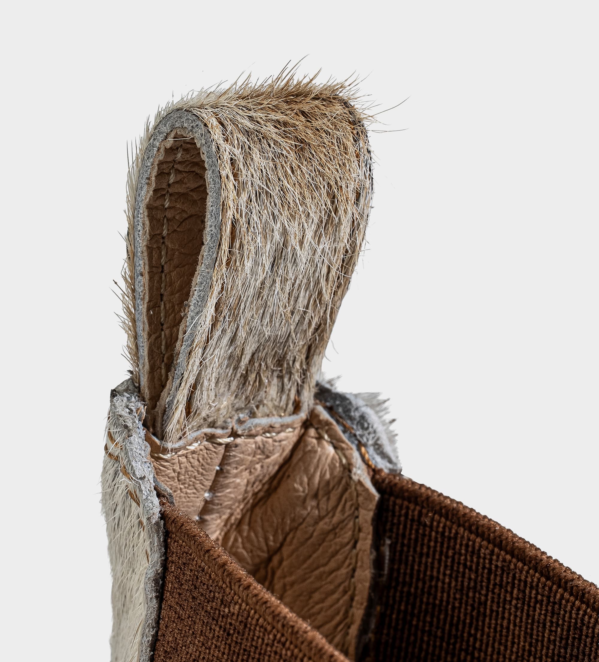 BOTÍN CHELSEA WESTERN PIEL PELO CAFÉ