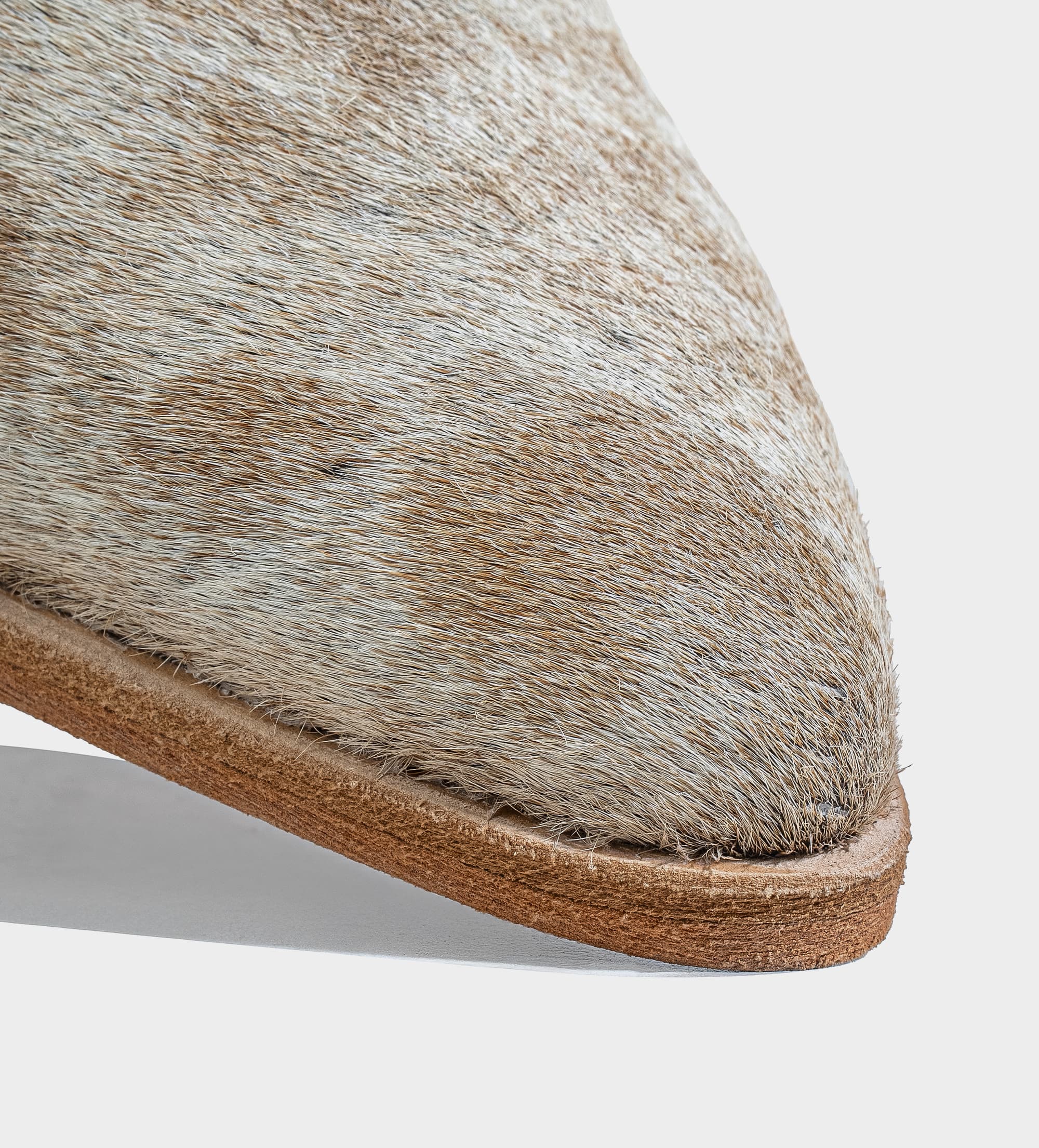 BOTÍN CHELSEA WESTERN PIEL PELO CAFÉ