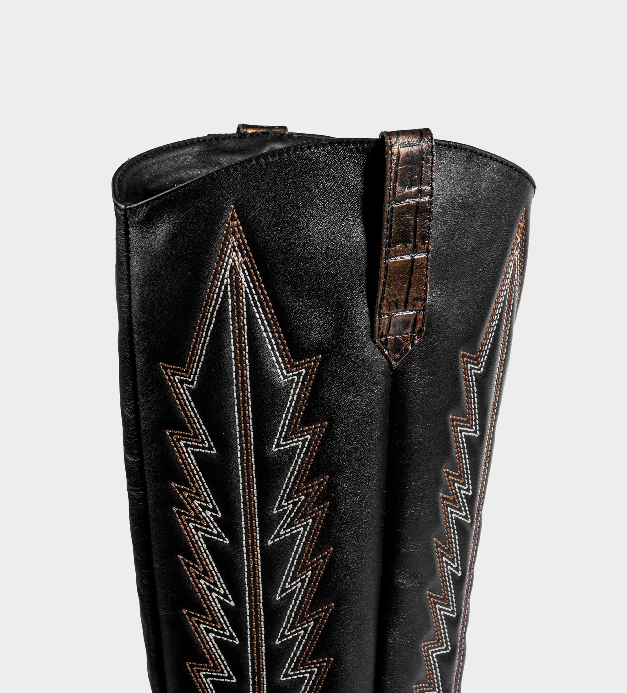 BOTA WESTERN PIEL NEGRO