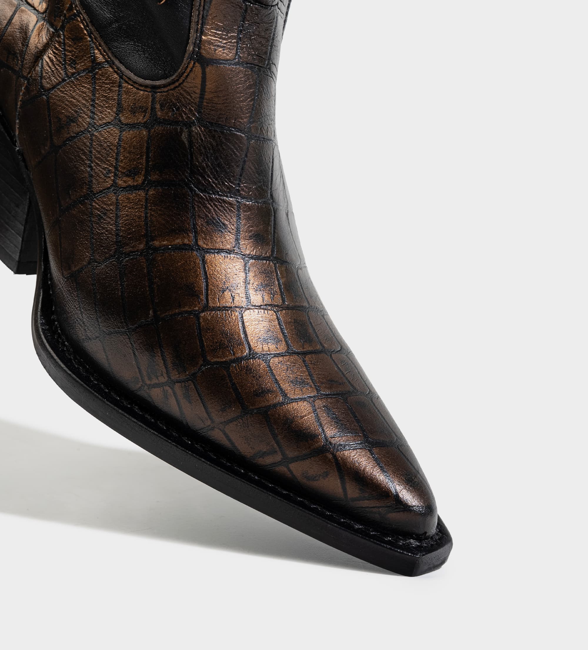 BOTA WESTERN PIEL NEGRO