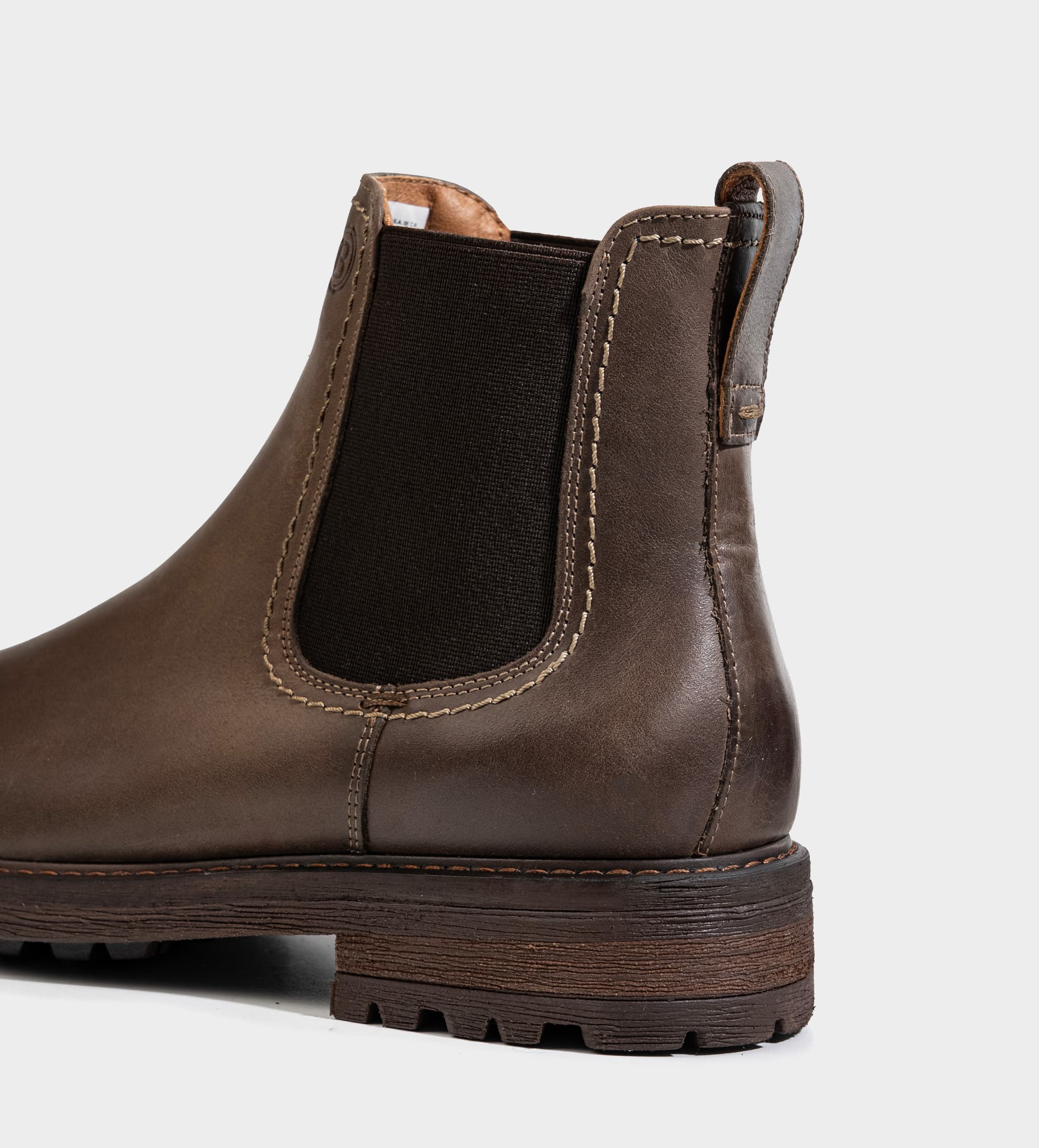 BOTA CHELSEA CASUAL PIEL CAFÉ