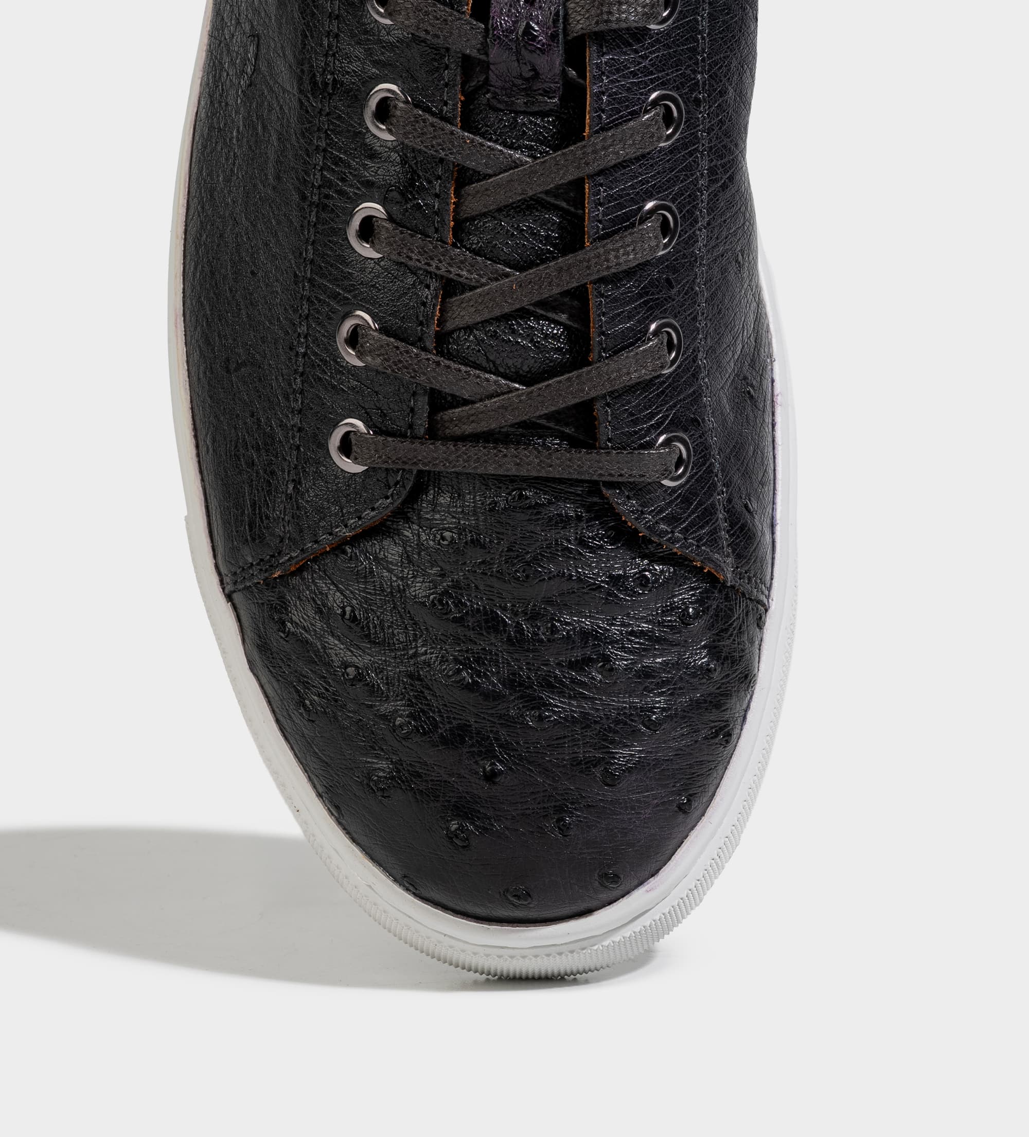 SNEAKER PREMIUM PIEL AVESTRUZ UVA