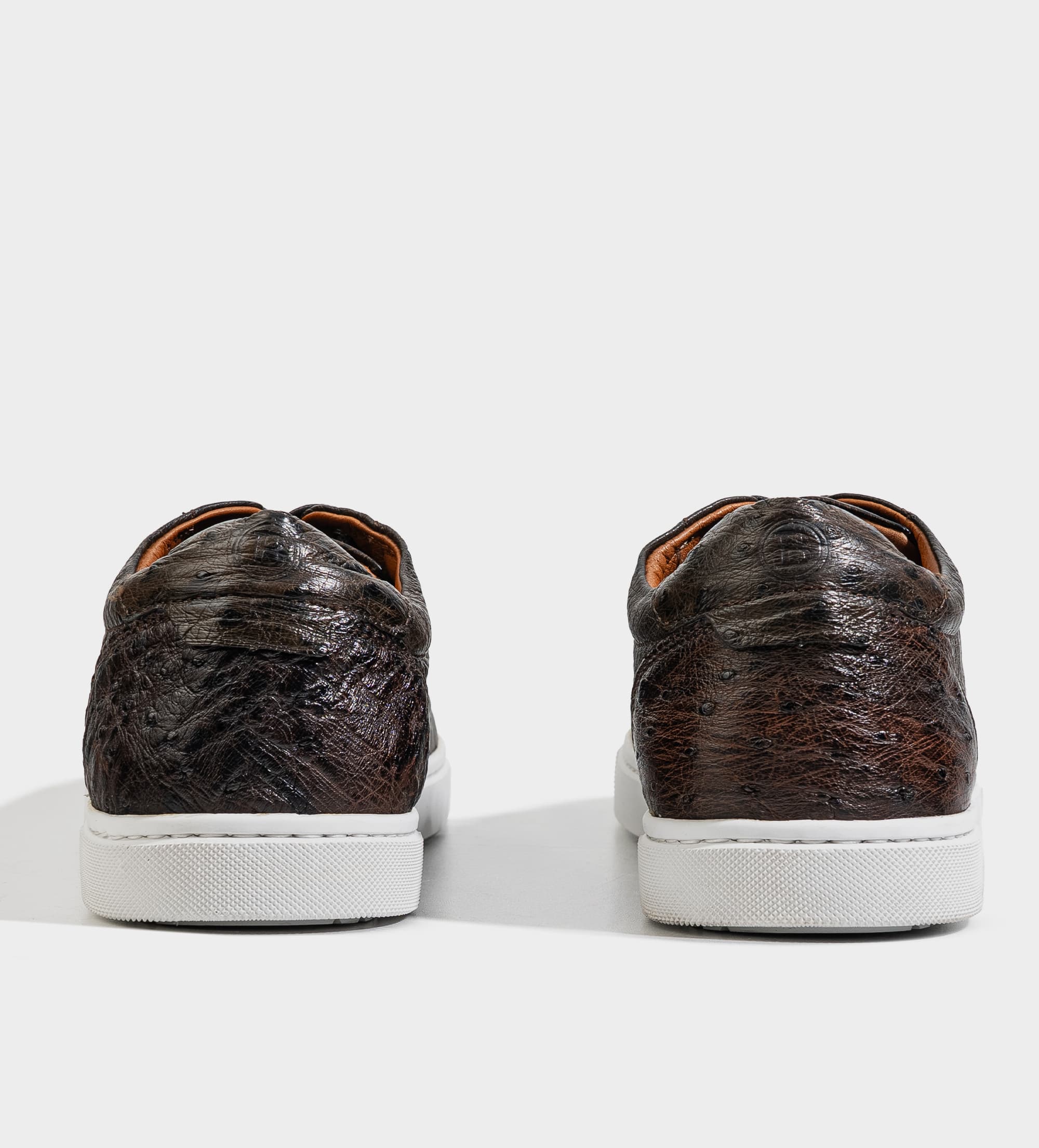 SNEAKER PREMIUM PIEL AVESTRUZ CAFÉ