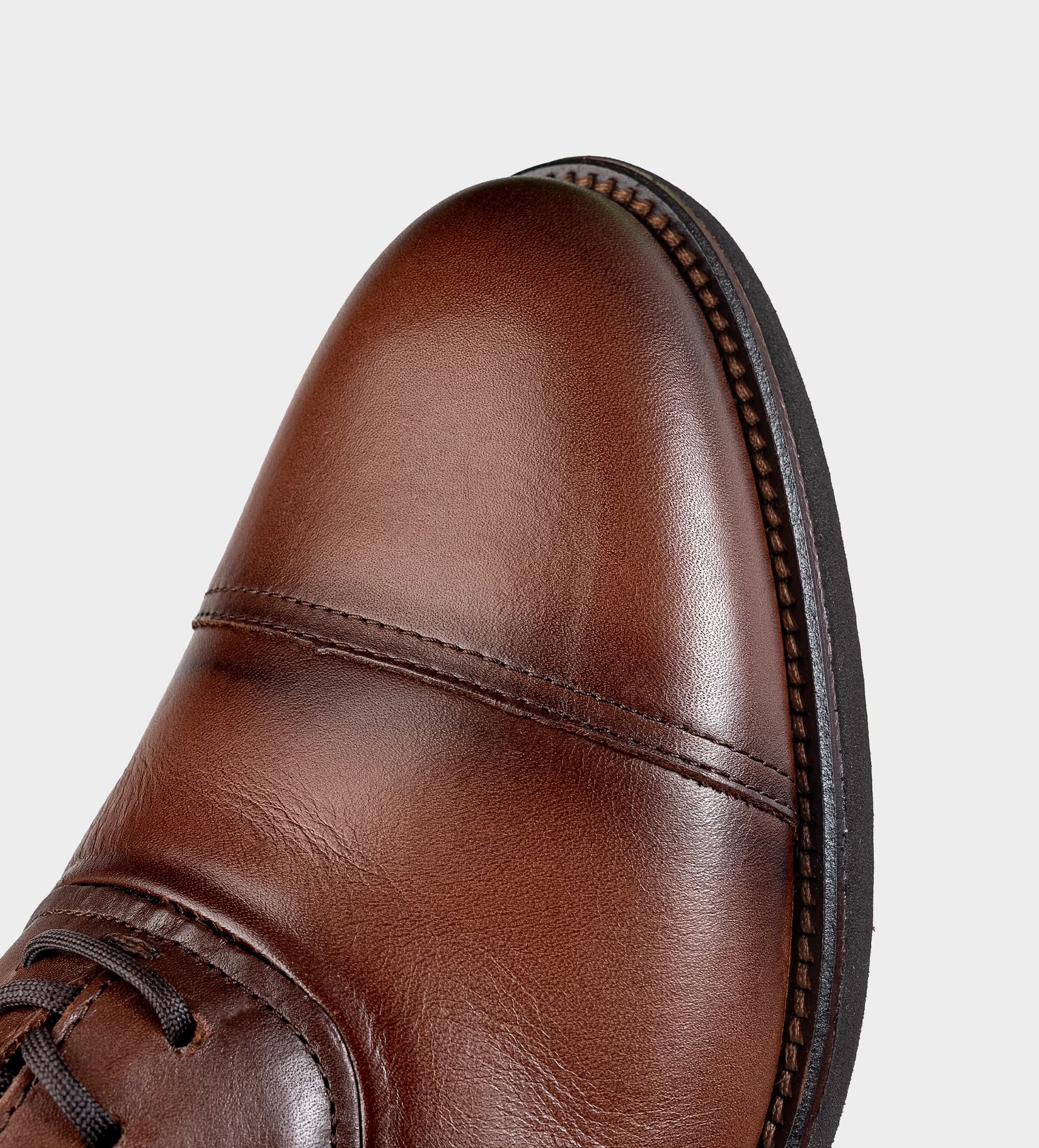 ZAPATO VESTIR SUELA EVA PIEL CAFÉ