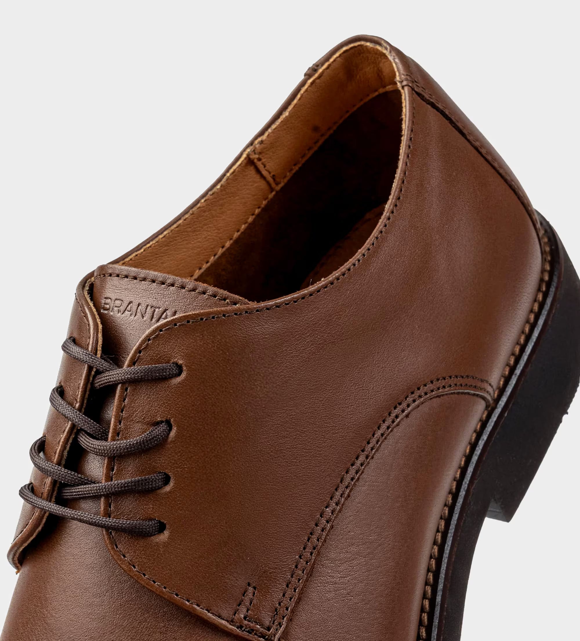 ZAPATO VESTIR ULTRALIGERO PIEL CAFÉ