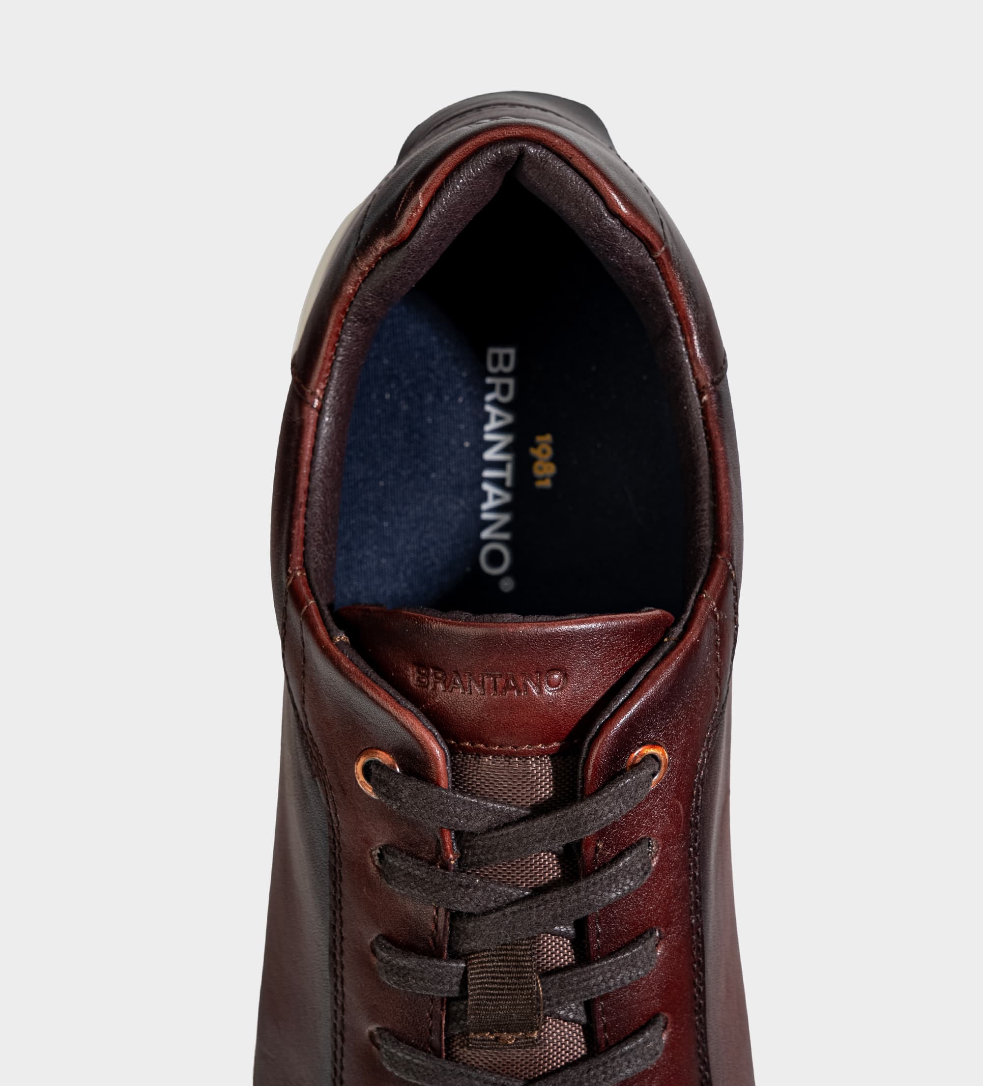 SNEAKER CASUAL ULTRA LIGERO PIEL VINO