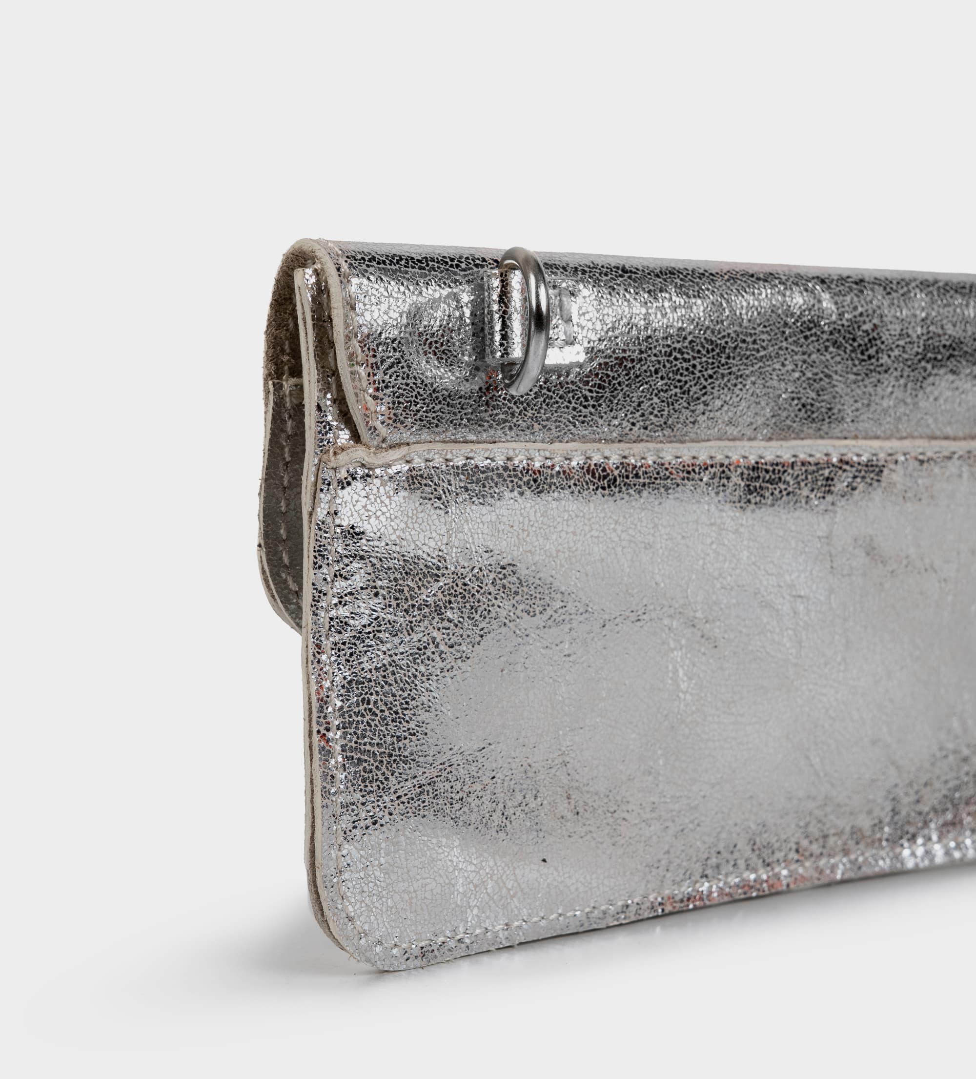 BOLSA TOTE SHOPPER PIEL PLATA