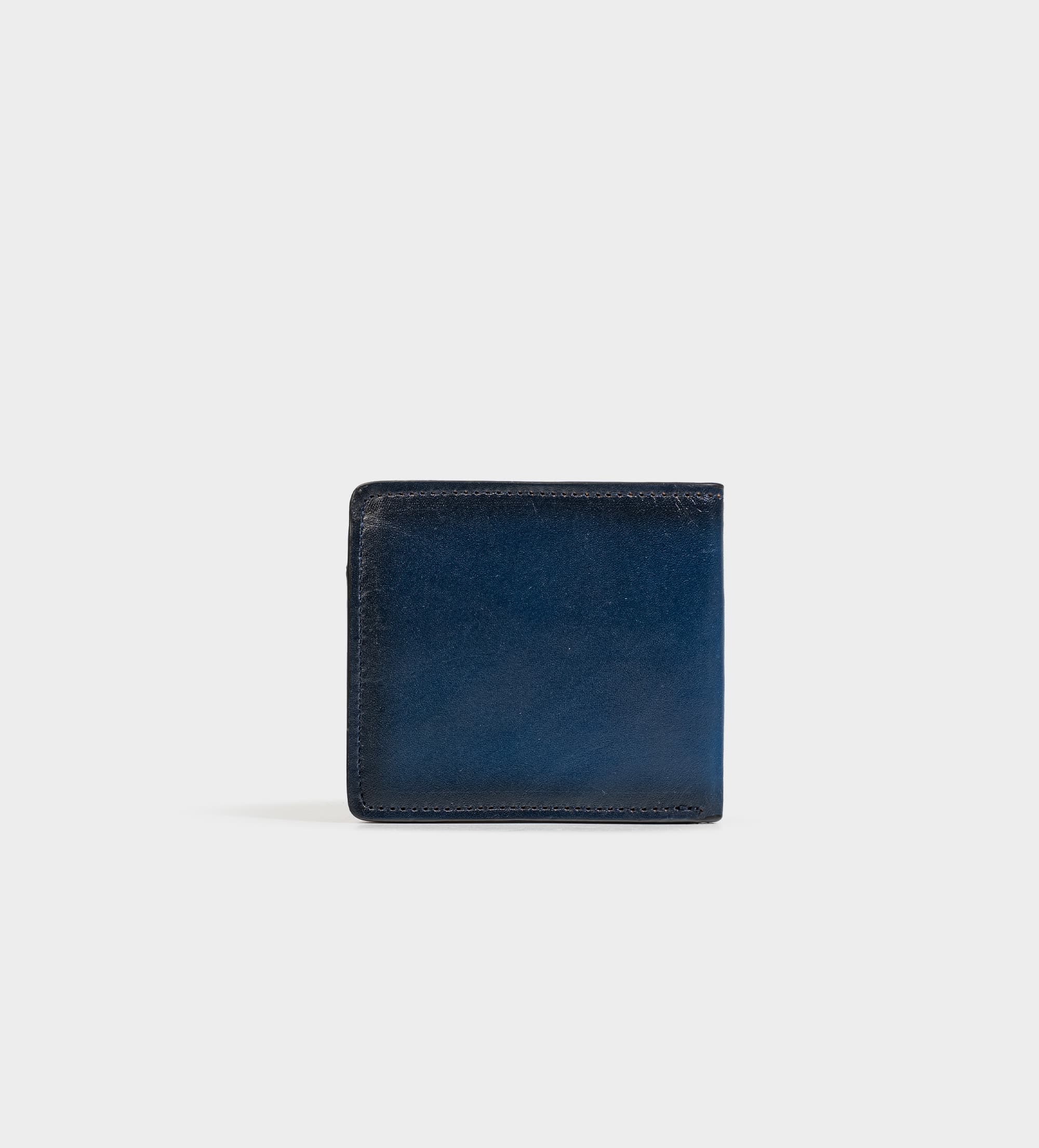CARTERA PIEL GENUINA AZUL