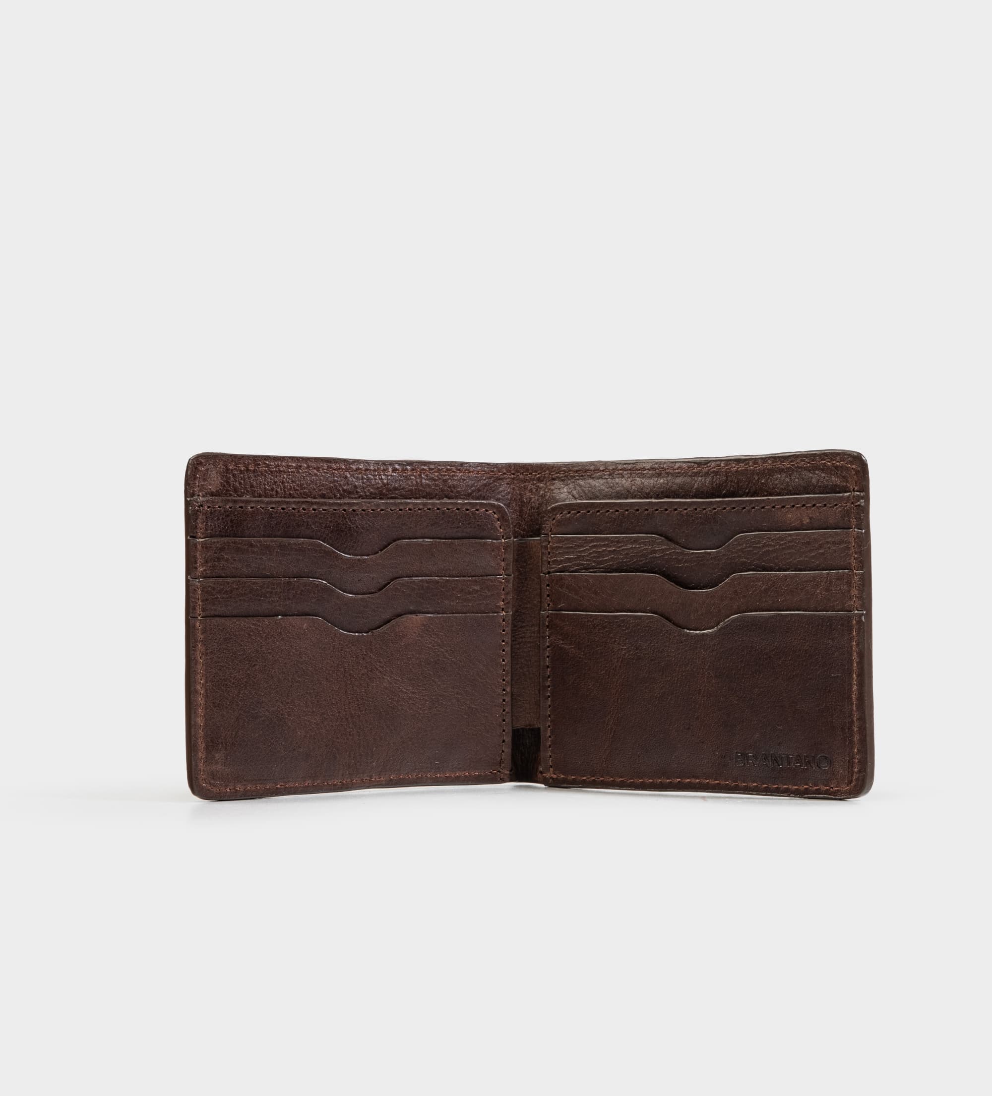 CARTERA PIEL GENUINA CAFÉ