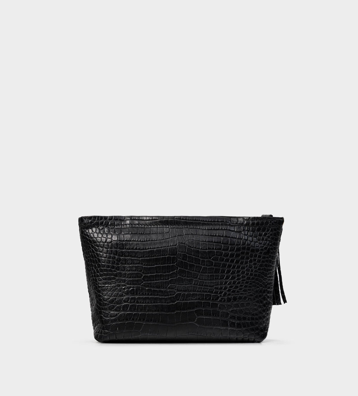 BOLSO PIEL GRABADA NEGRO