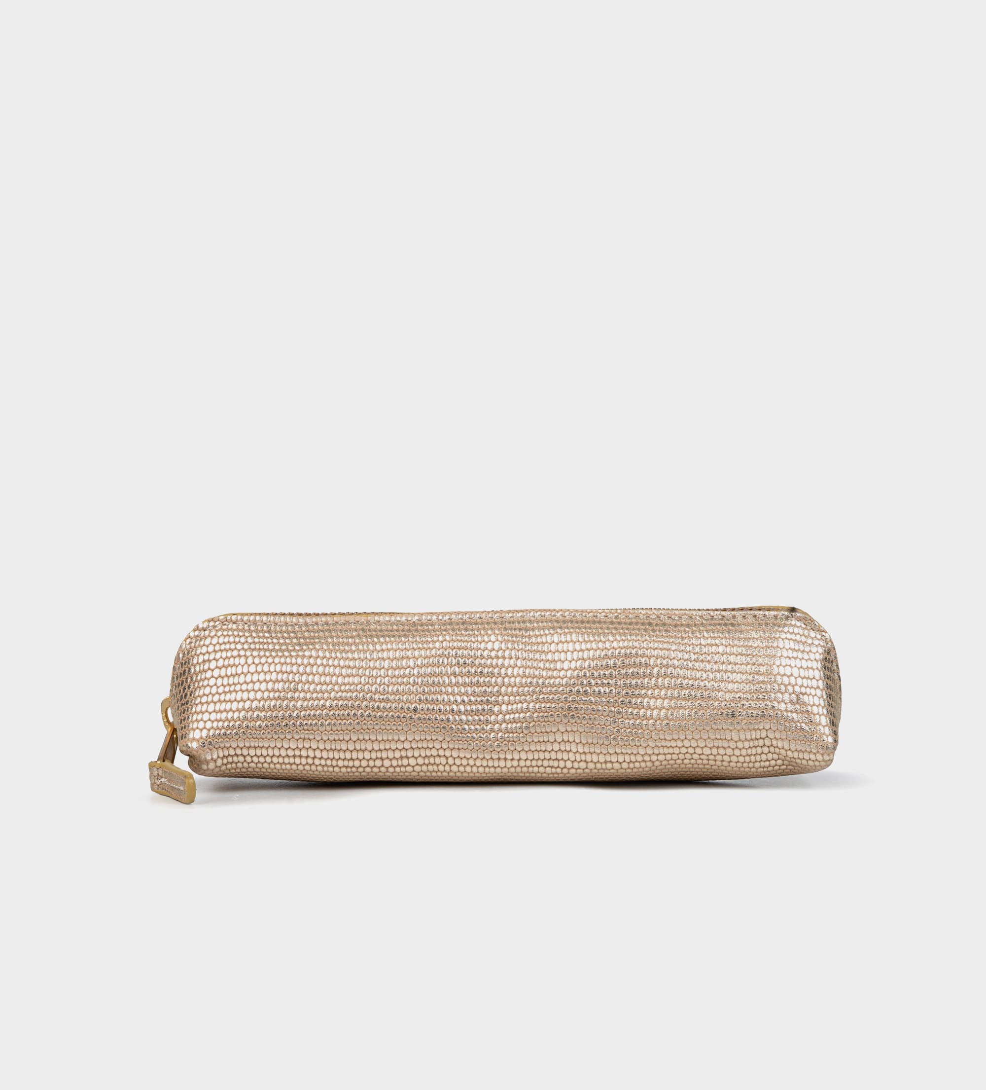 ESTUCHE ORGANIZADOR PARA LÁPICES PIEL ORO