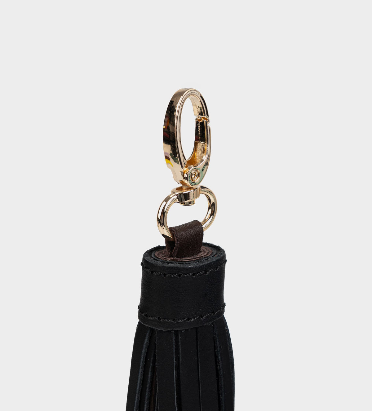 CHARM PIEL FLECOS NEGRO Y CAFÉ