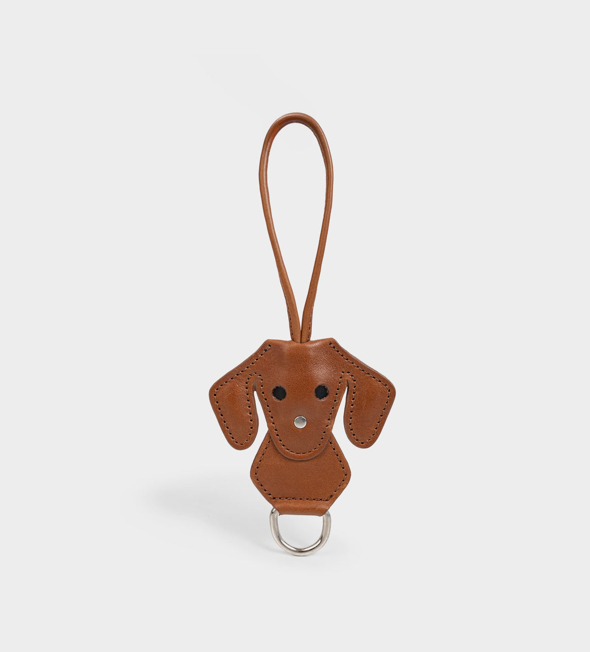 CHARM PERRO PIEL CAFÉ
