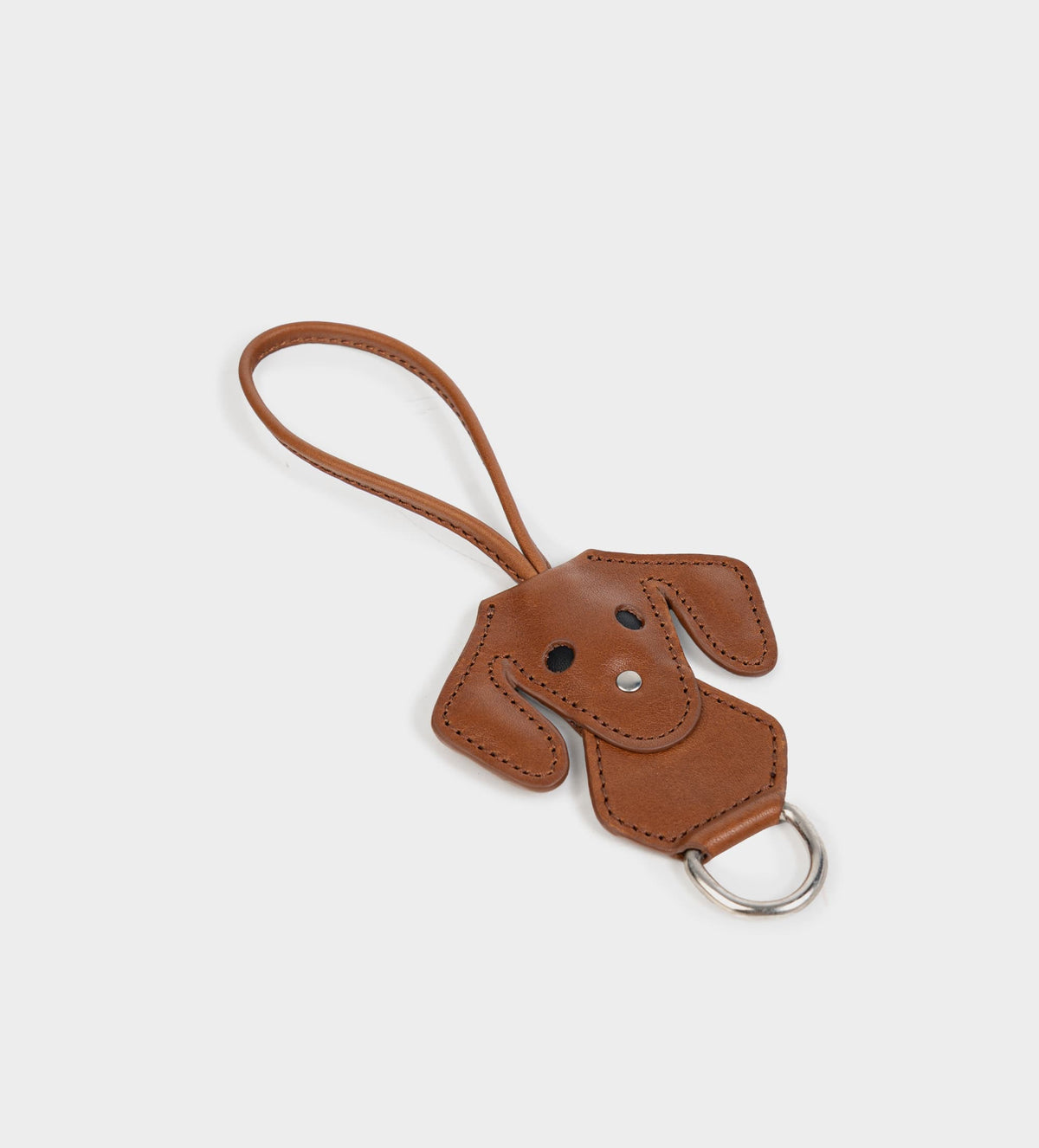 CHARM PERRO PIEL CAFÉ