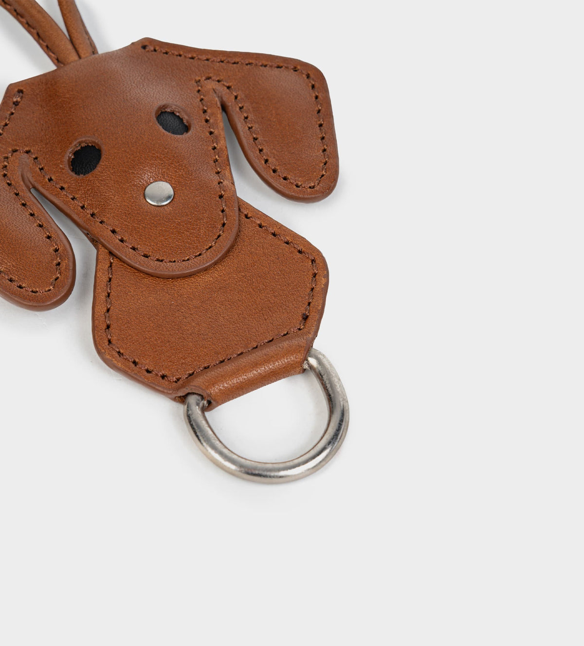 CHARM PERRO PIEL CAFÉ