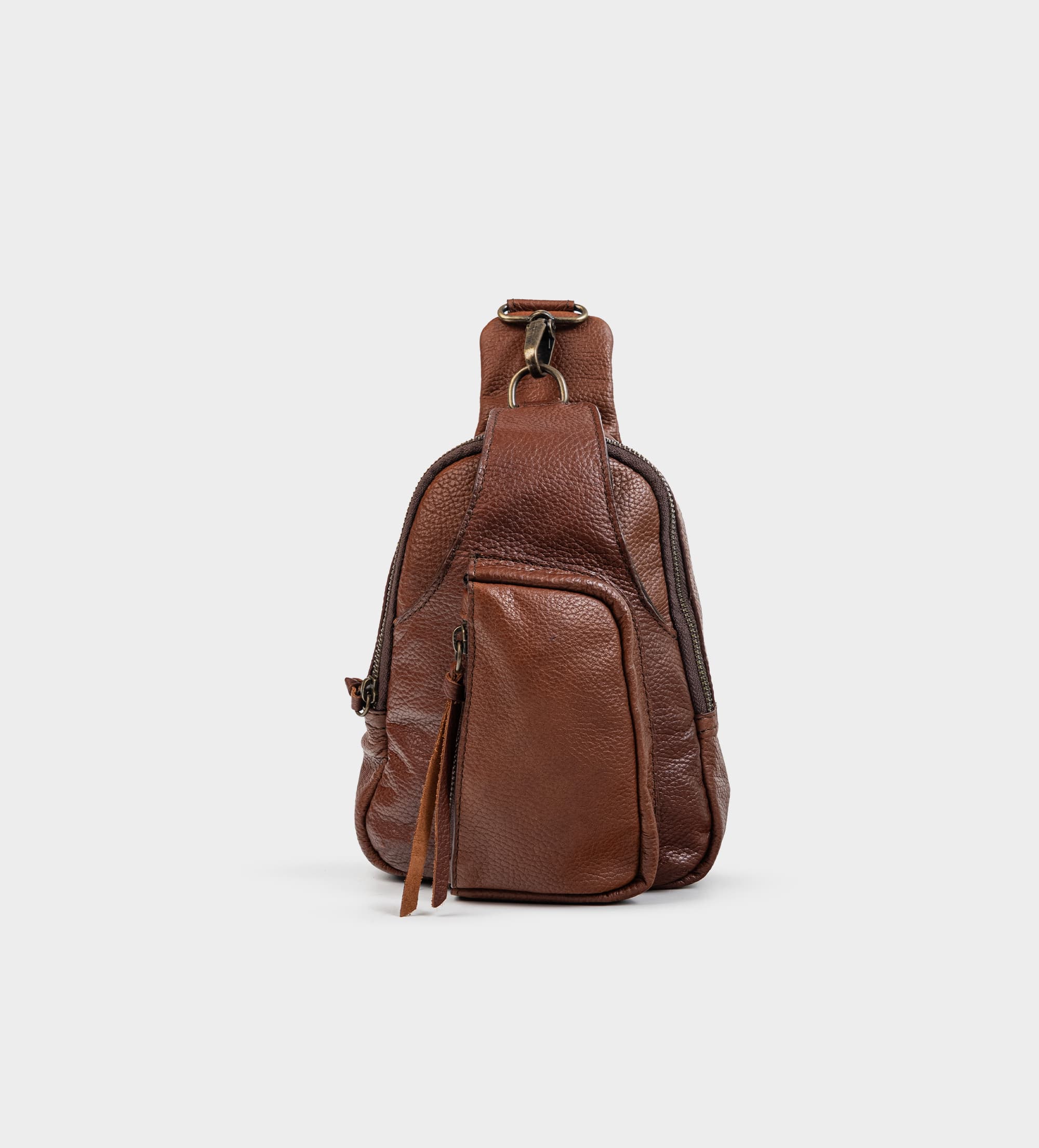 BOLSO CROSSBODY PIEL NEGRO SLING