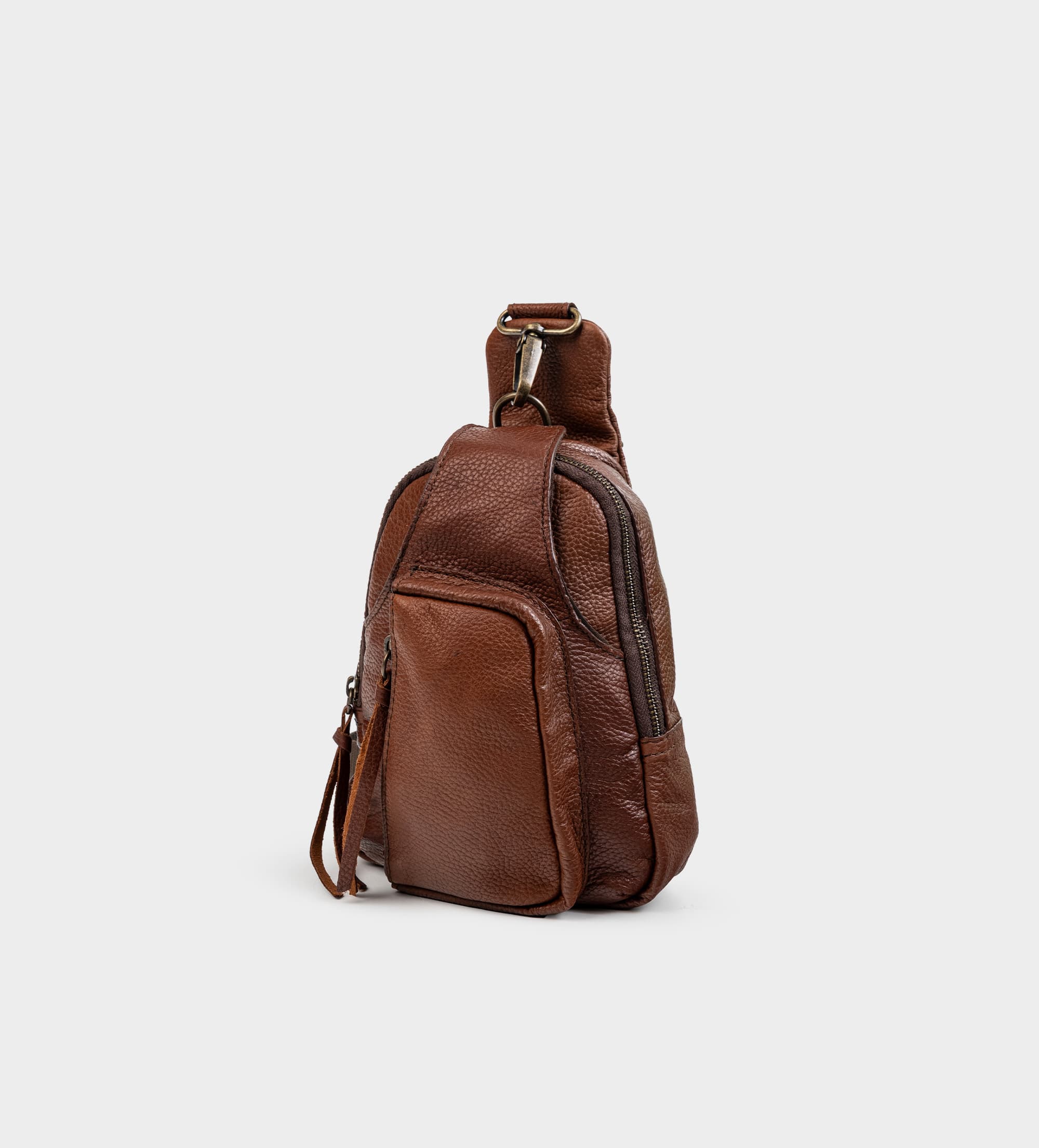 BOLSO CROSSBODY PIEL NEGRO SLING