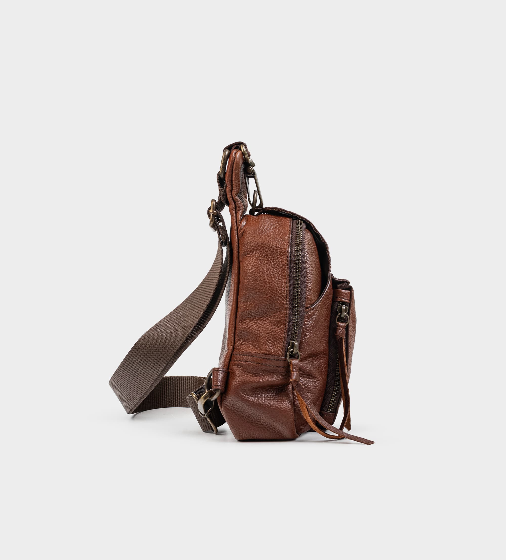 BOLSO CROSSBODY PIEL NEGRO SLING