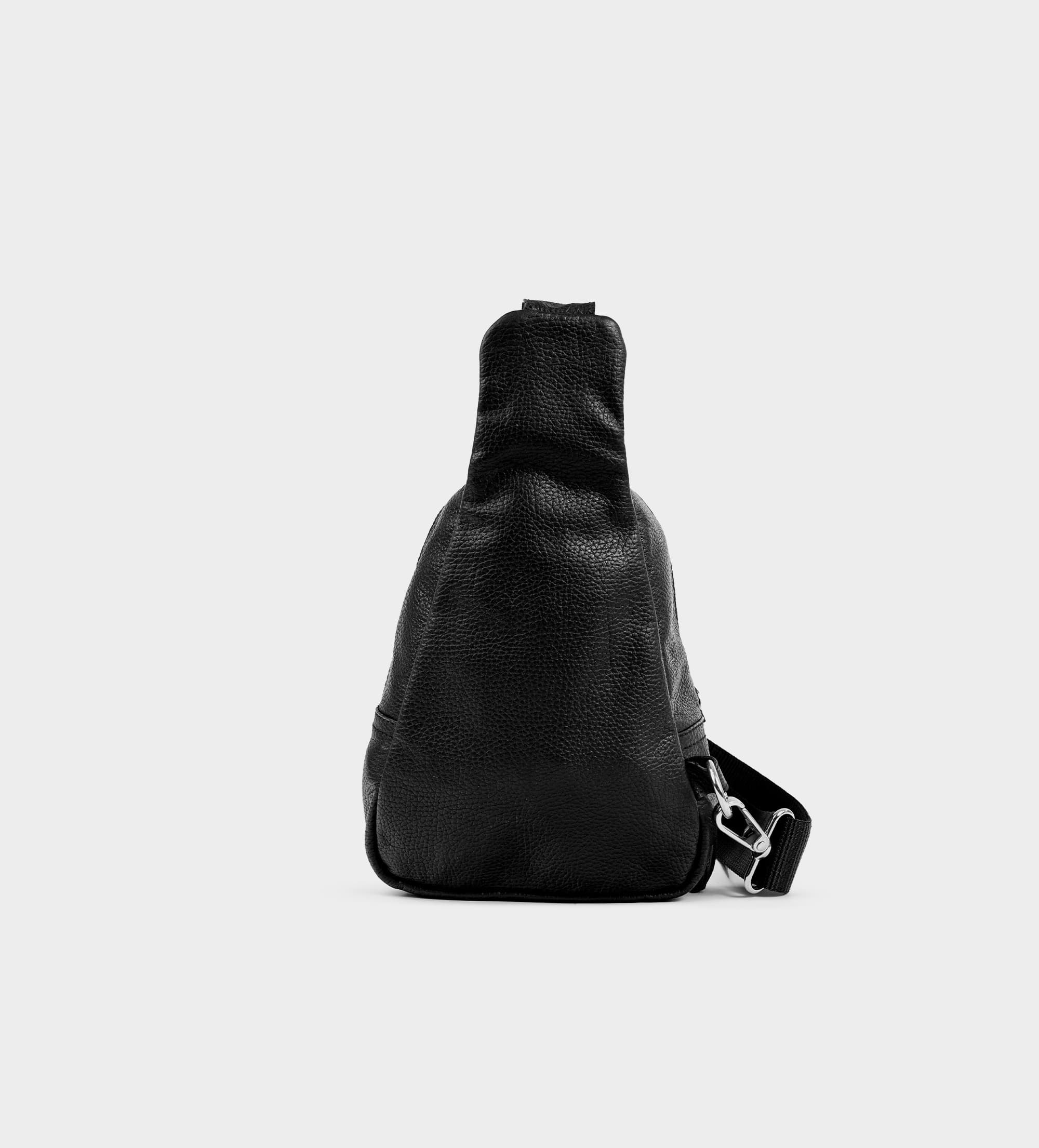 BOLSO CROSSBODY PIEL NEGRO SLING