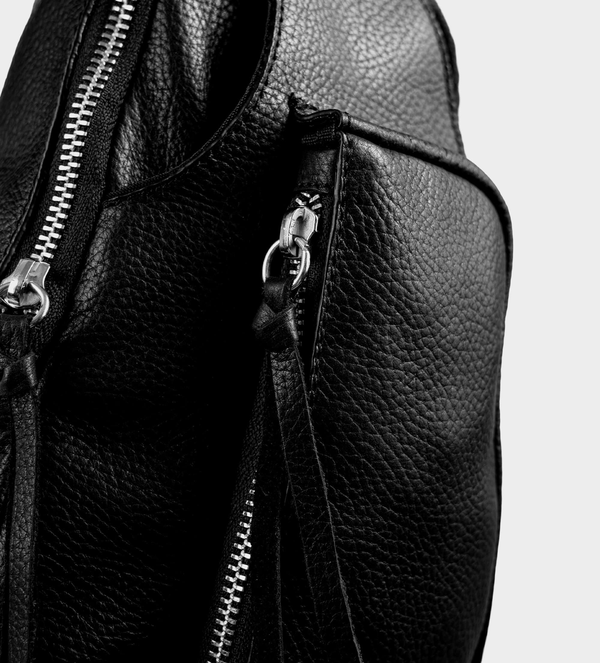 BOLSO CROSSBODY PIEL NEGRO SLING