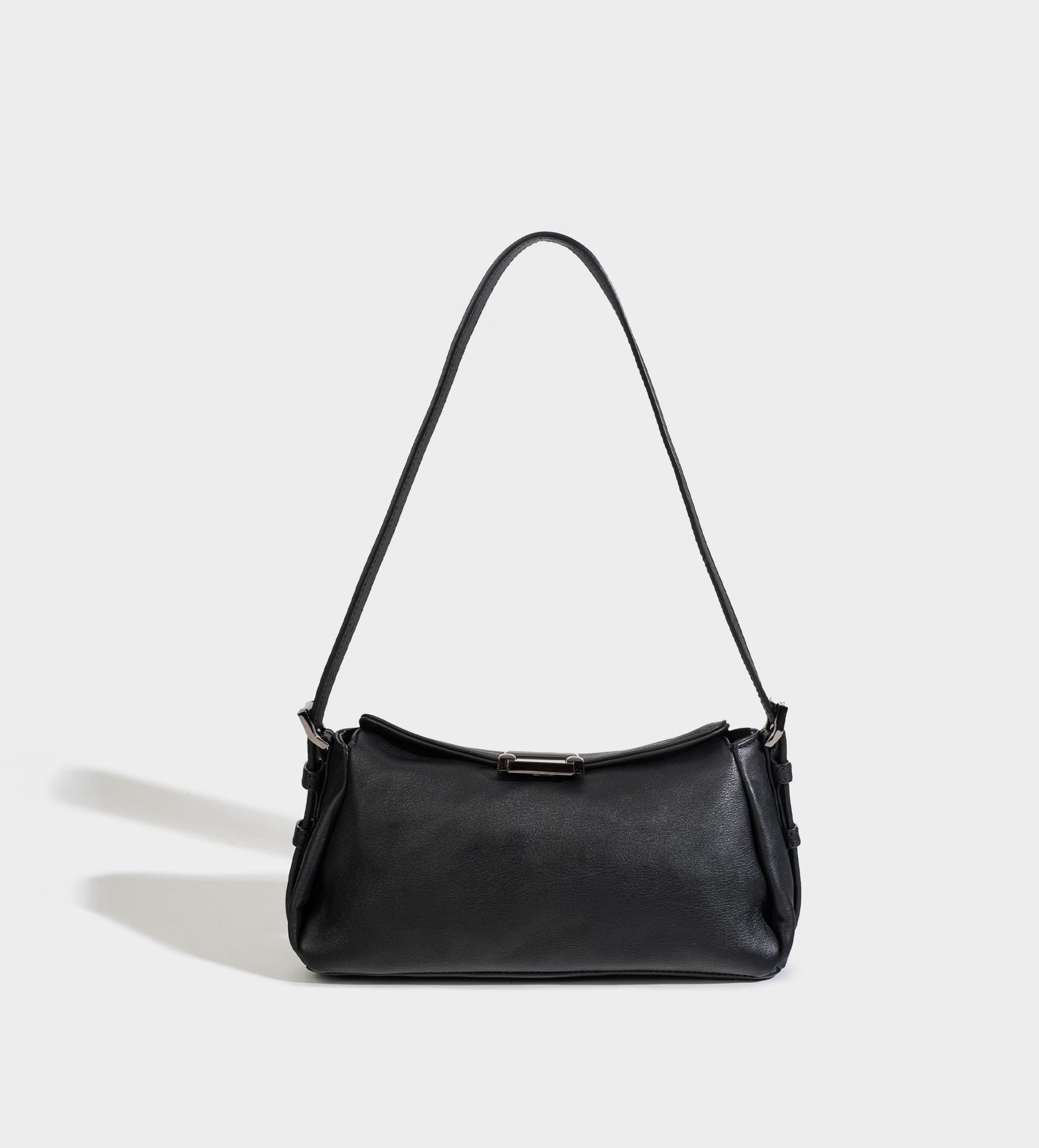 BOLSO CROSSBODY CORREA AJUSTABLE PIEL NEGRO