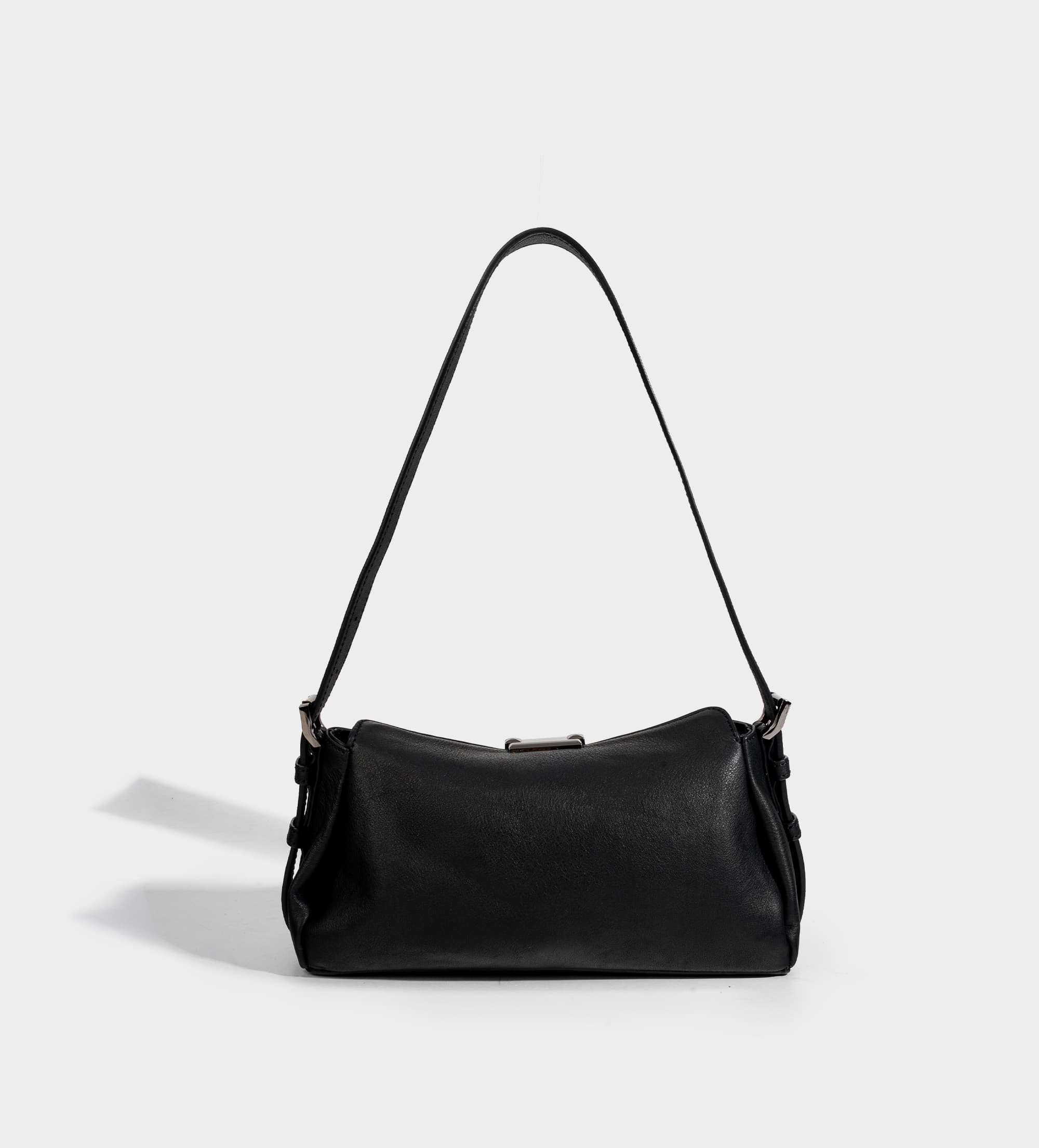 BOLSO CROSSBODY CORREA AJUSTABLE PIEL NEGRO