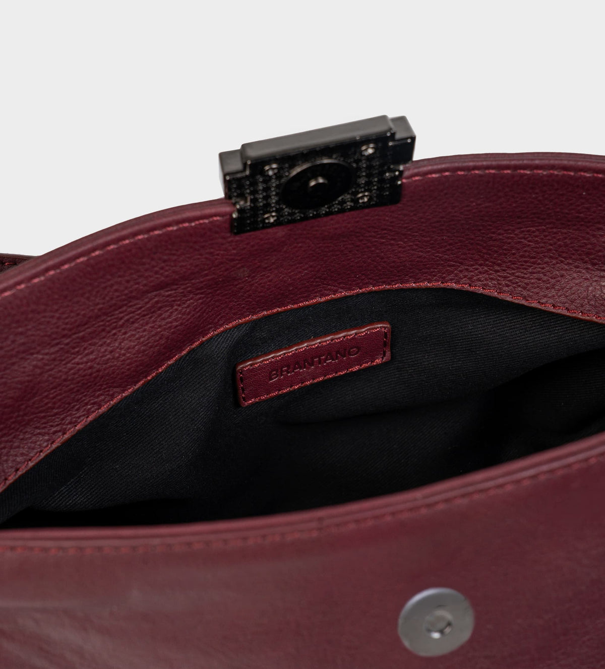 BOLSO CROSSBODY CORREA AJUSTABLE PIEL VINO