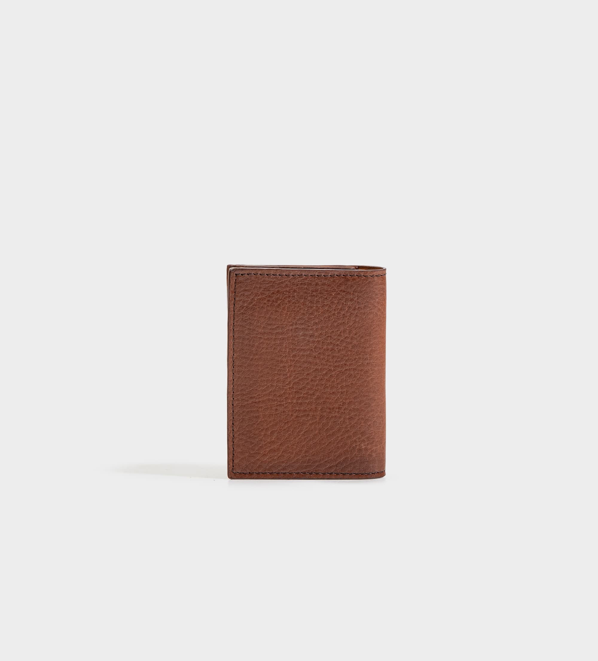 TARJETERO PREMIUM PIEL GENUINA CAFÉ