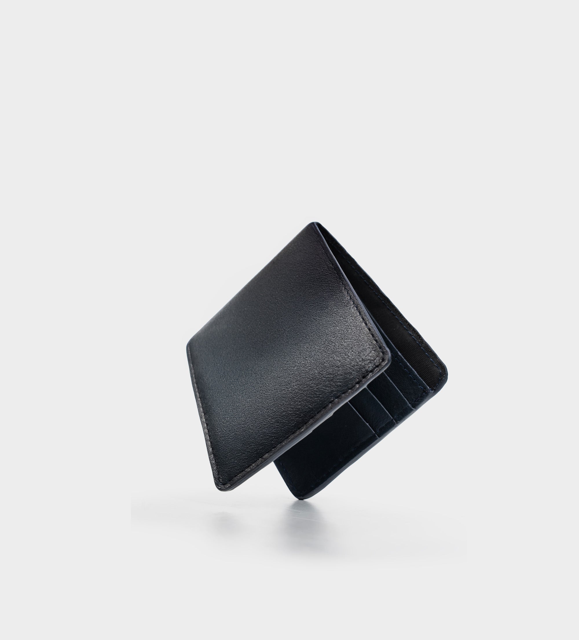 CARTERA PIEL GENUINA AZUL