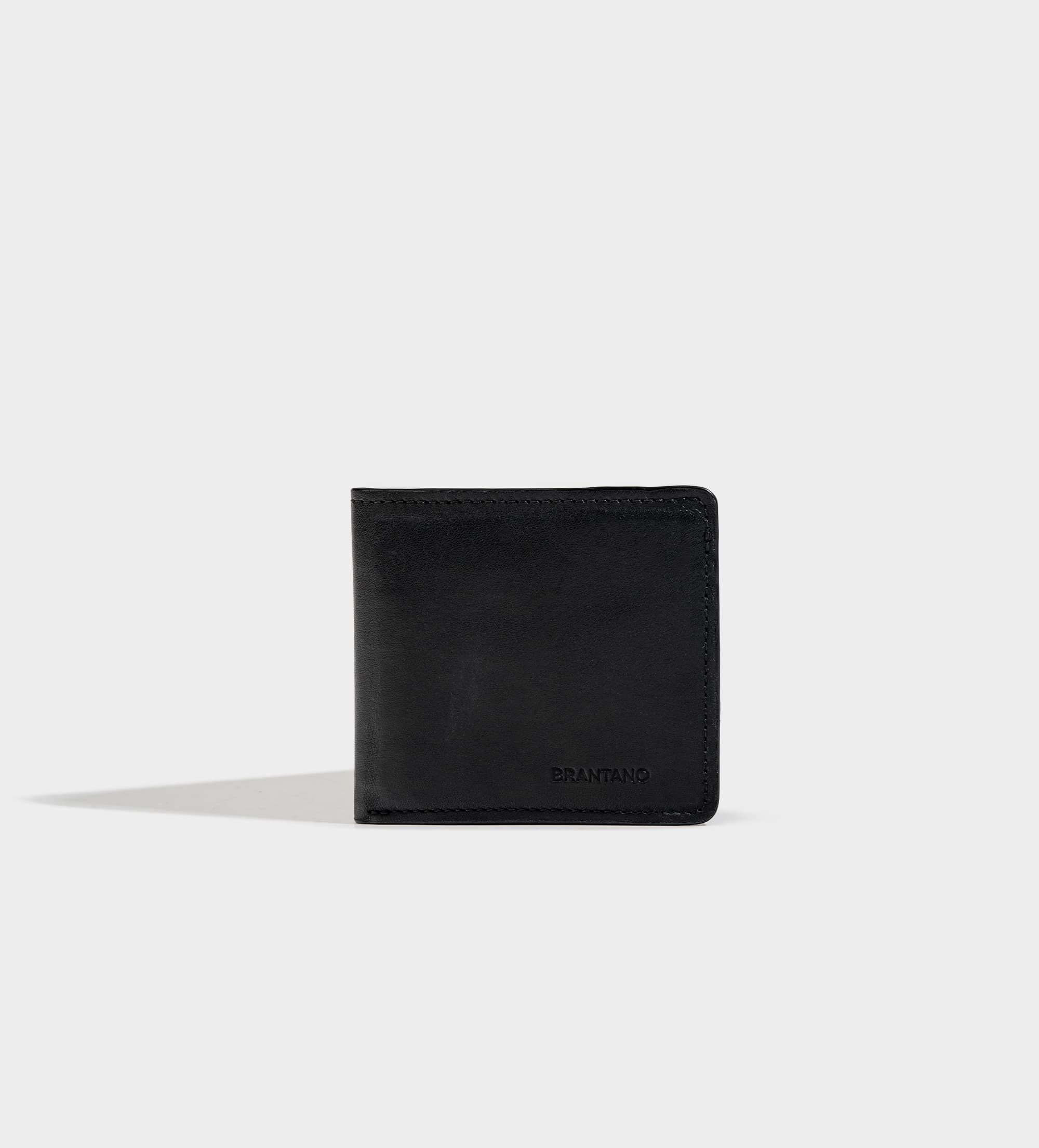 CARTERA PIEL GENUINA NEGRO