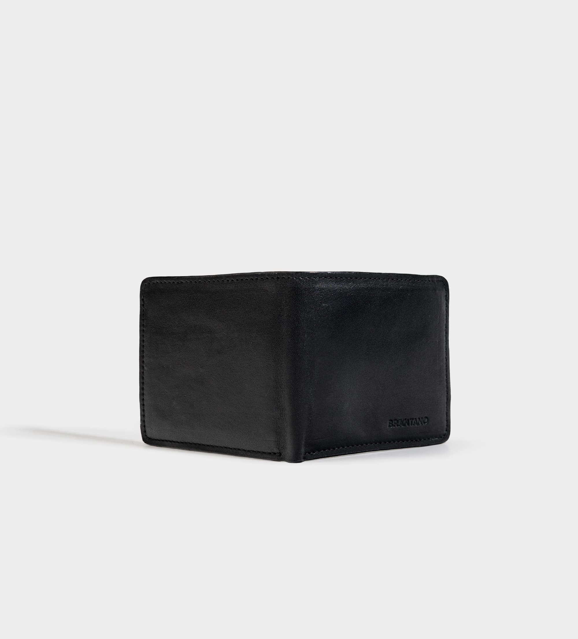 CARTERA PIEL GENUINA NEGRO