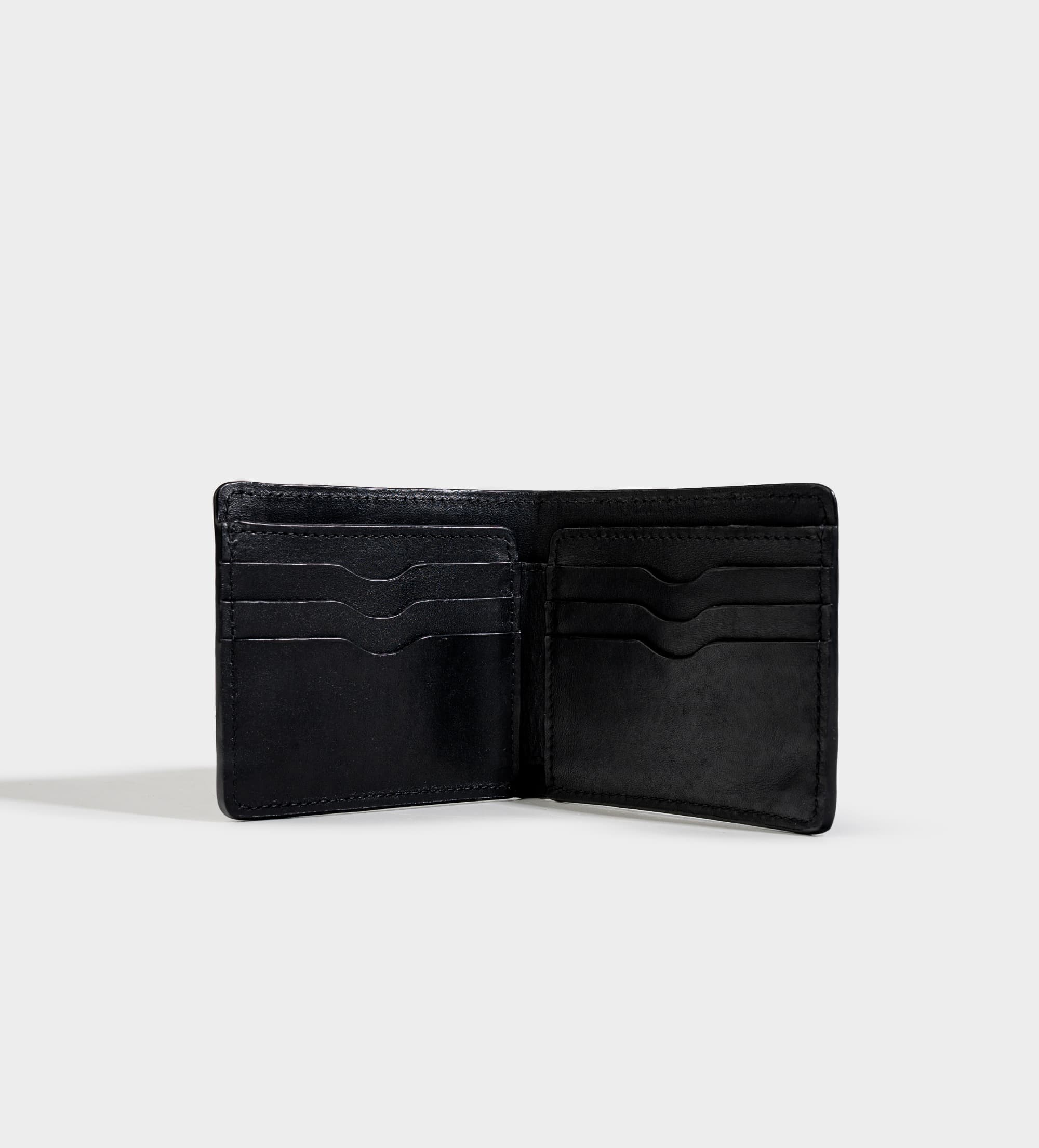 CARTERA PIEL GENUINA NEGRO
