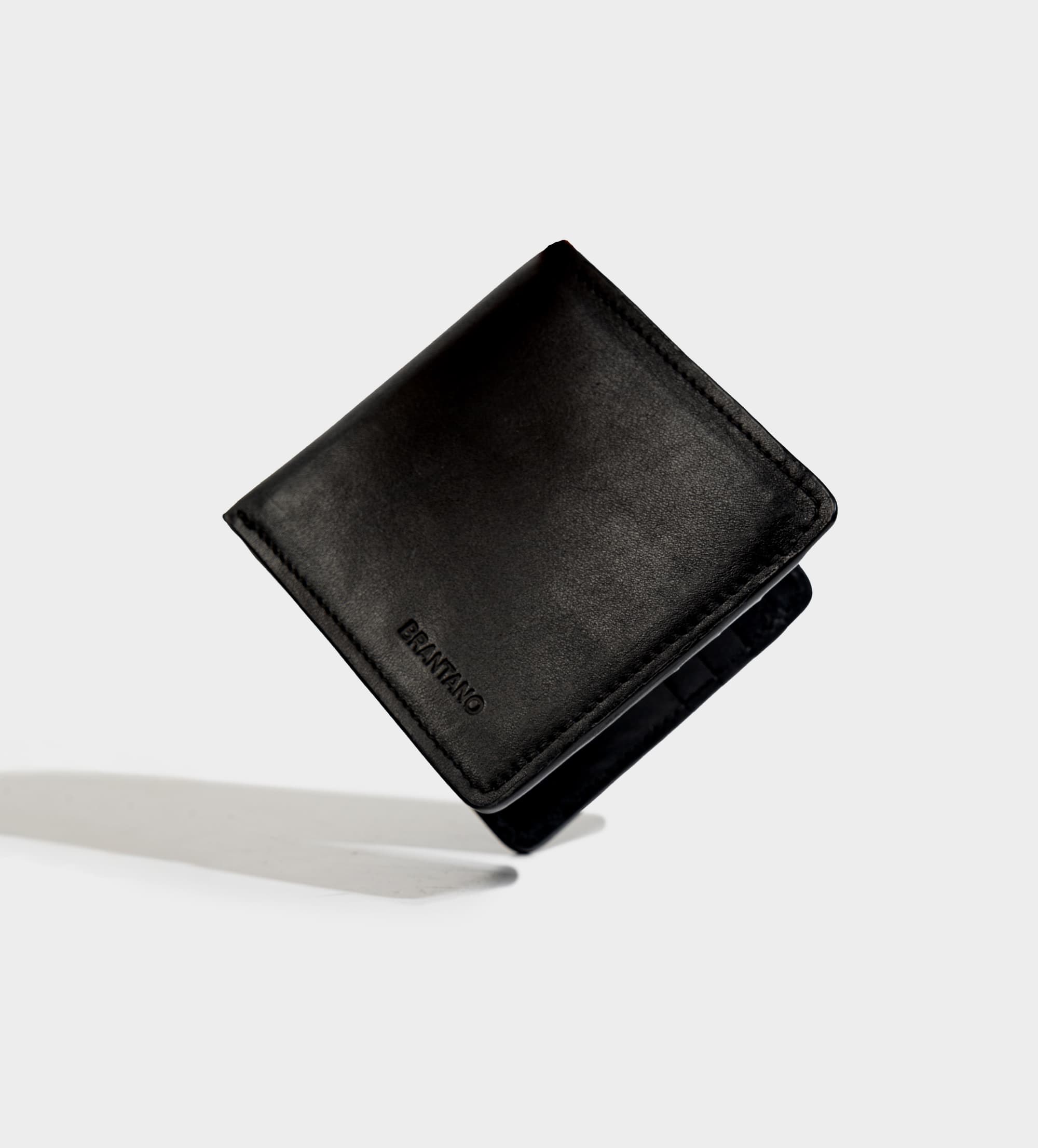 CARTERA PIEL GENUINA NEGRO