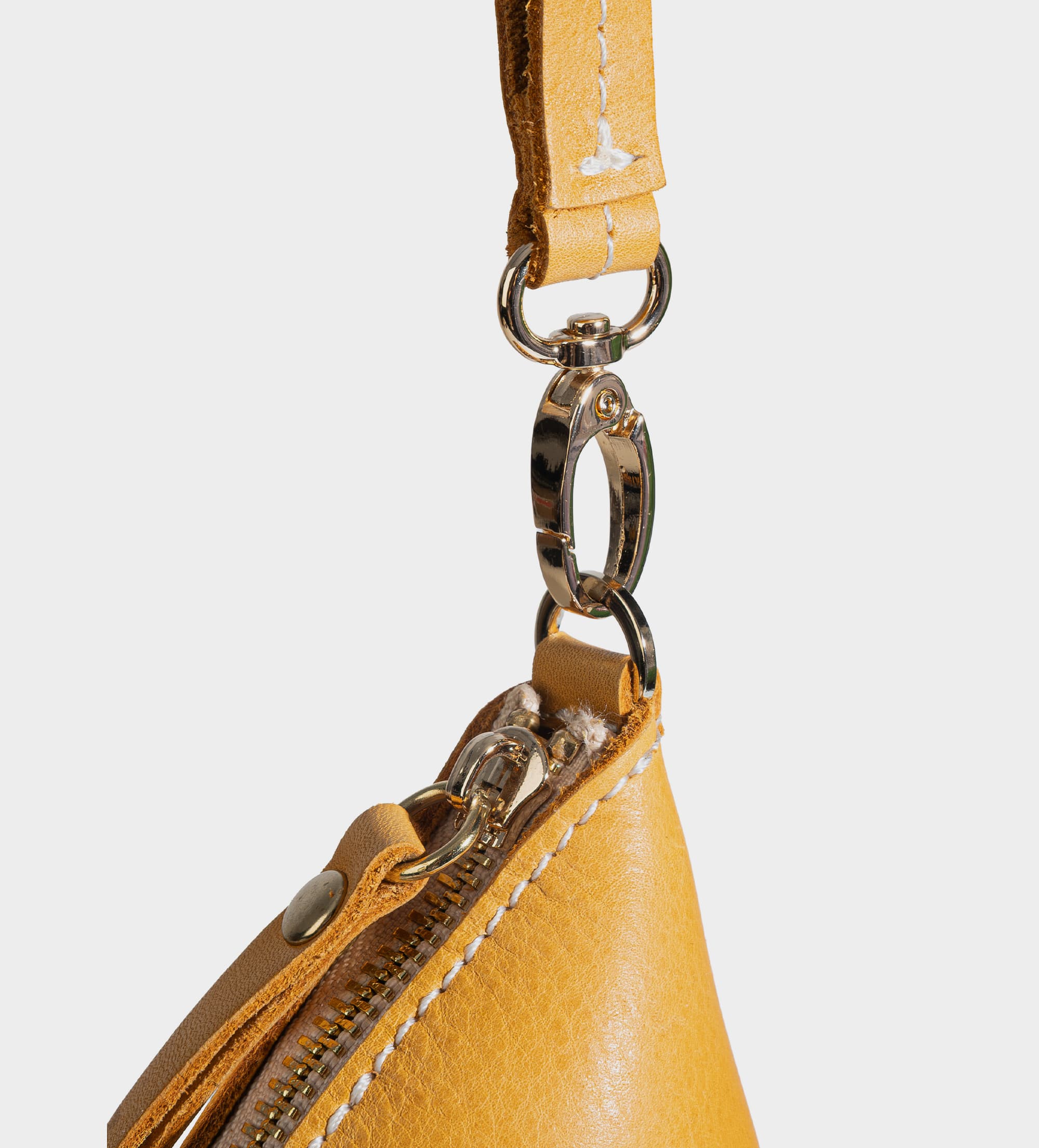 BOLSO FORTUNE COOKIE PIEL AMARILLO