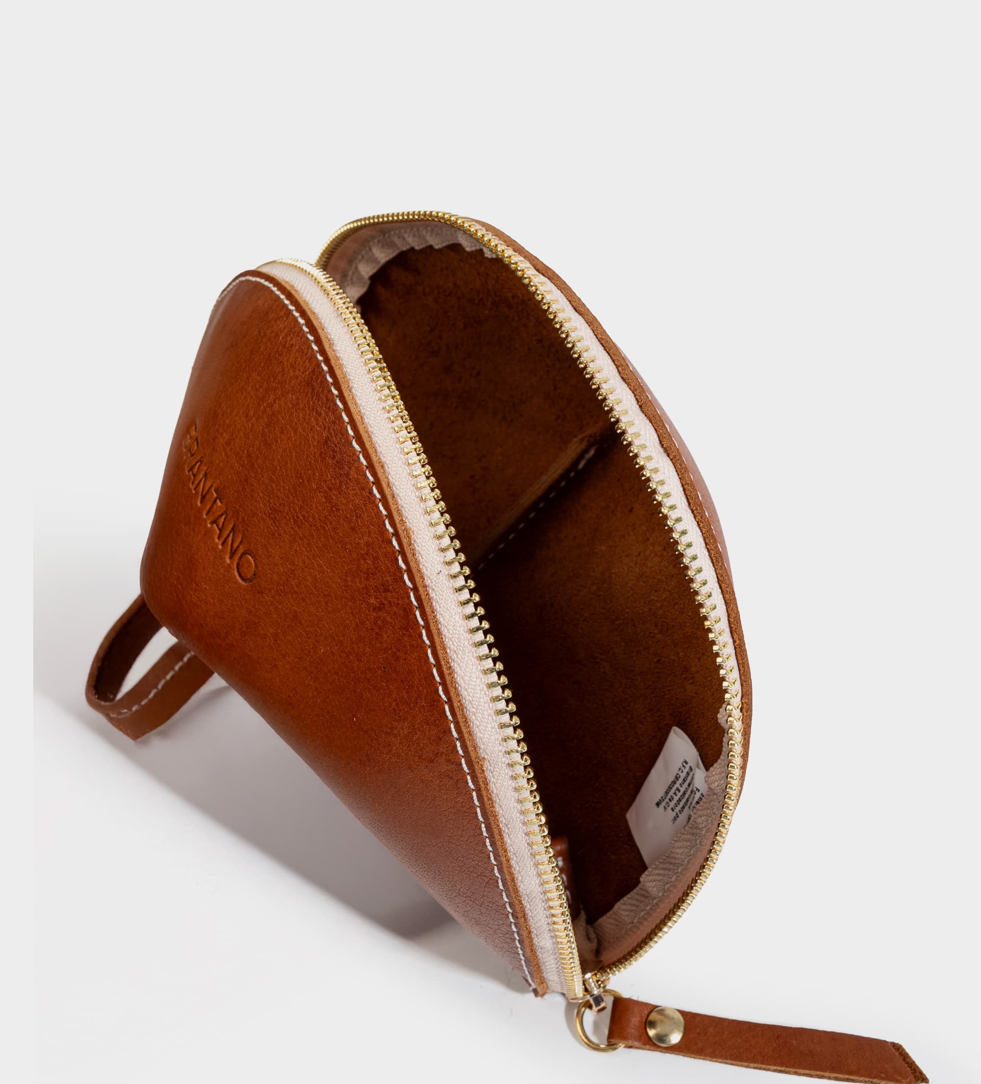 BOLSO FORTUNE COOKIE PIEL CAFÉ