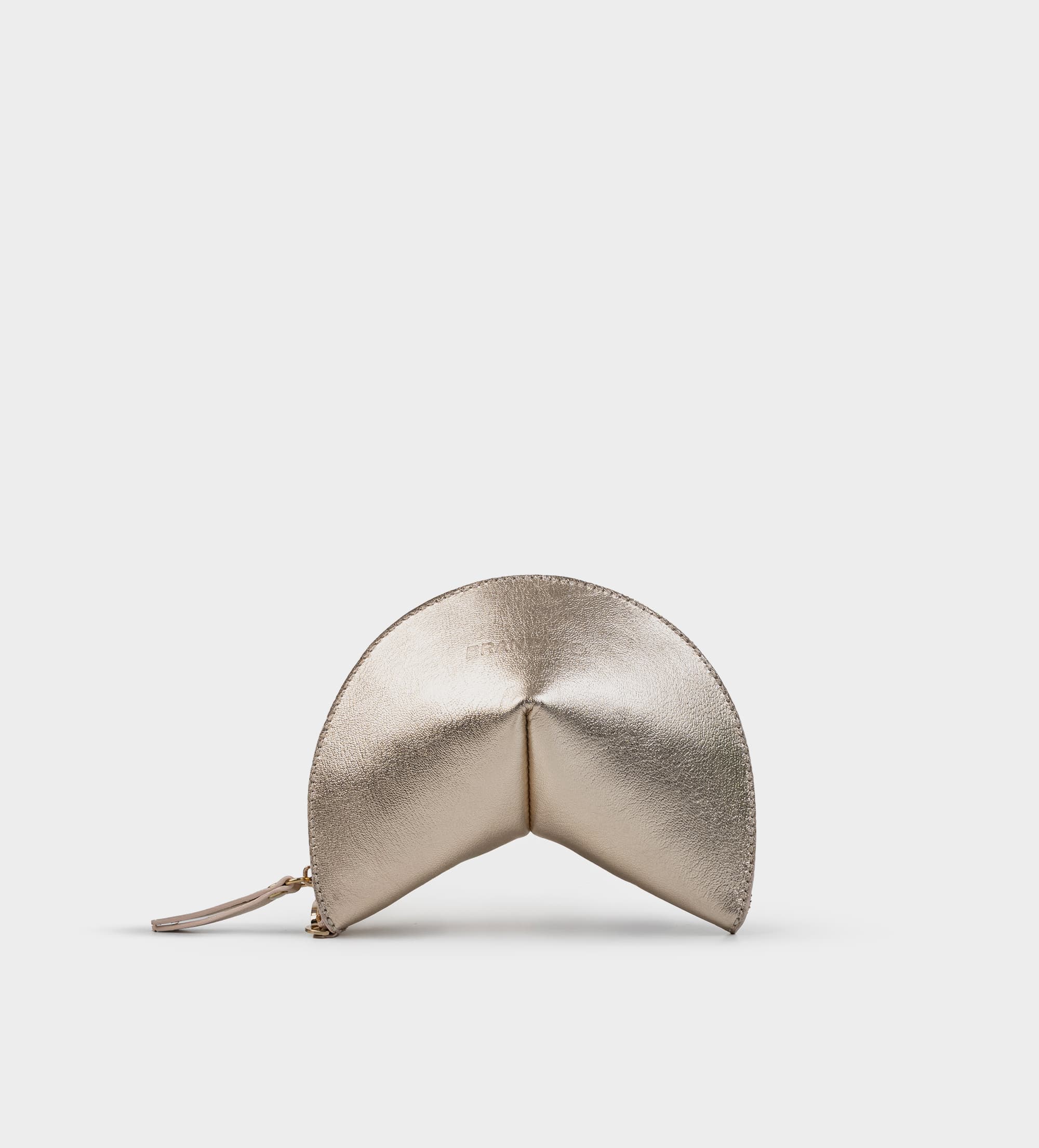 BOLSO FORTUNE COOKIE PIEL ORO
