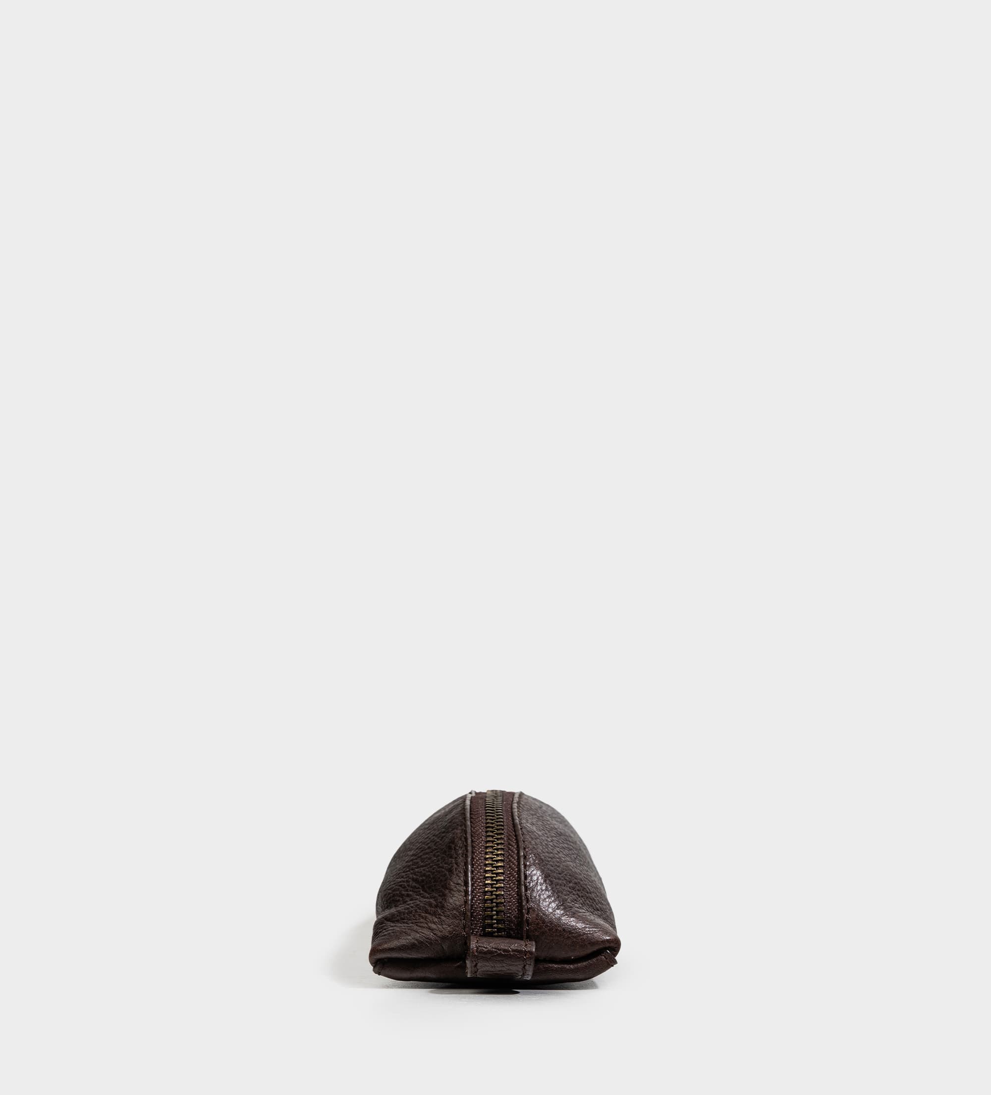 ESTUCHE ORGANIZADOR PARA LÁPICES PIEL CAFÉ OSCURO
