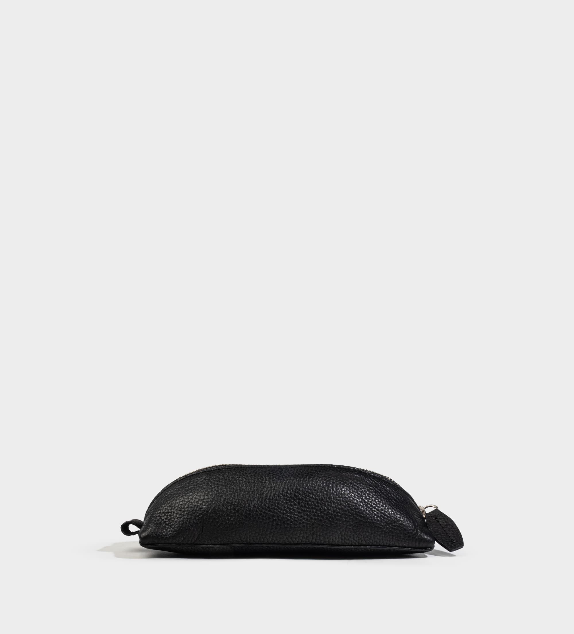 ESTUCHE ORGANIZADOR PARA LÁPICES PIEL NEGRO