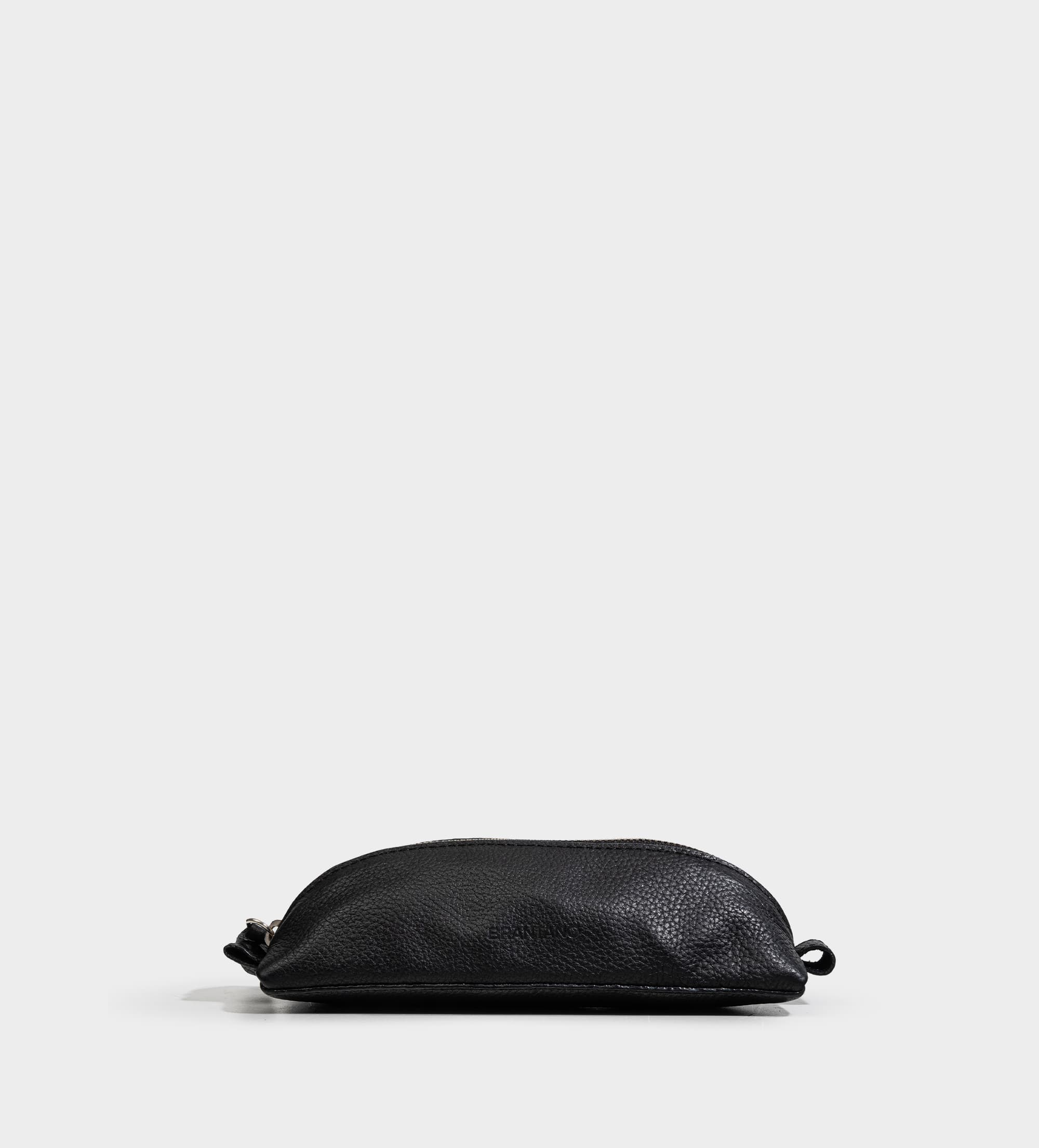 ESTUCHE ORGANIZADOR PARA LÁPICES PIEL NEGRO