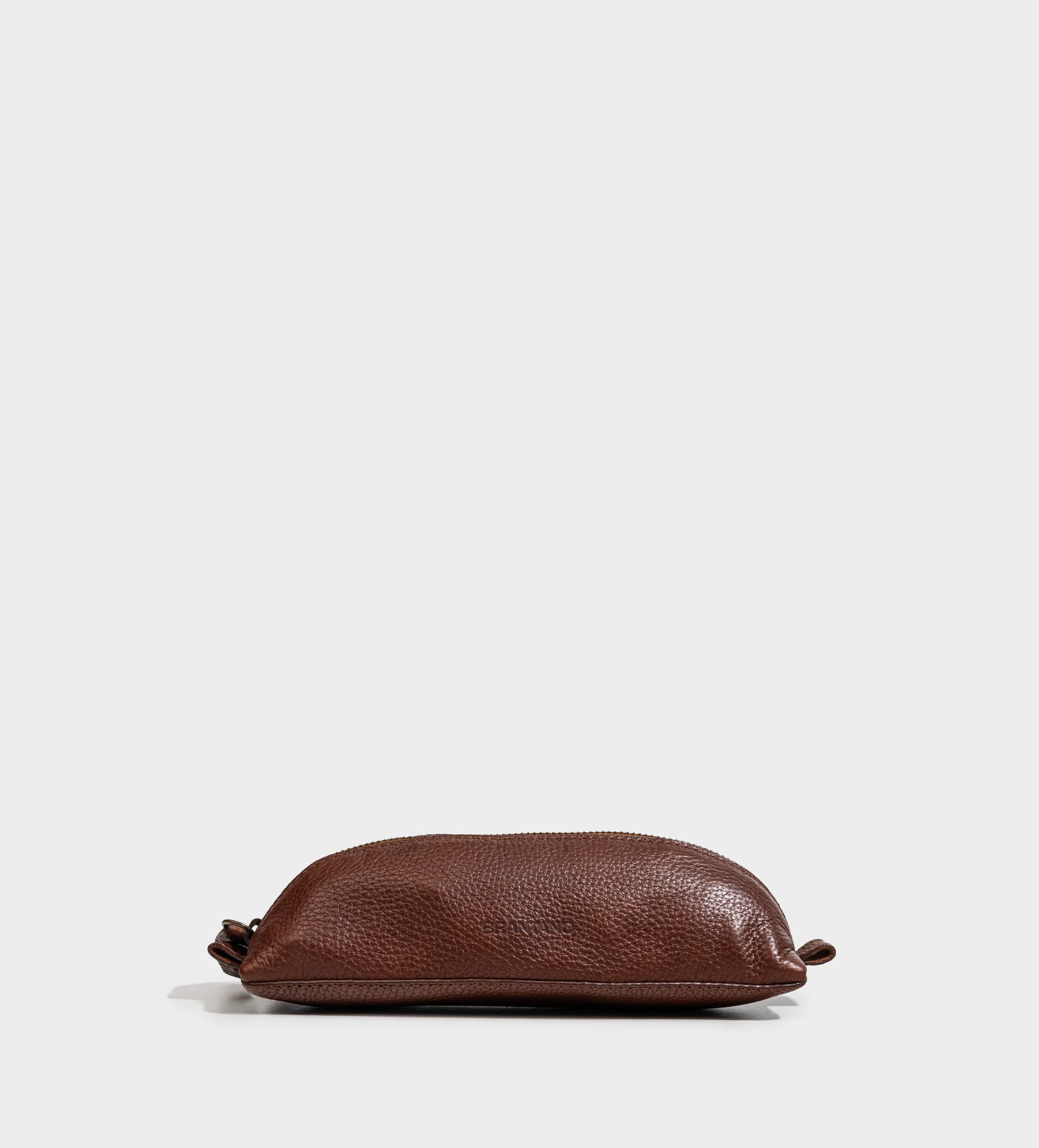 ESTUCHE ORGANIZADOR PARA LÁPICES PIEL CAFÉ