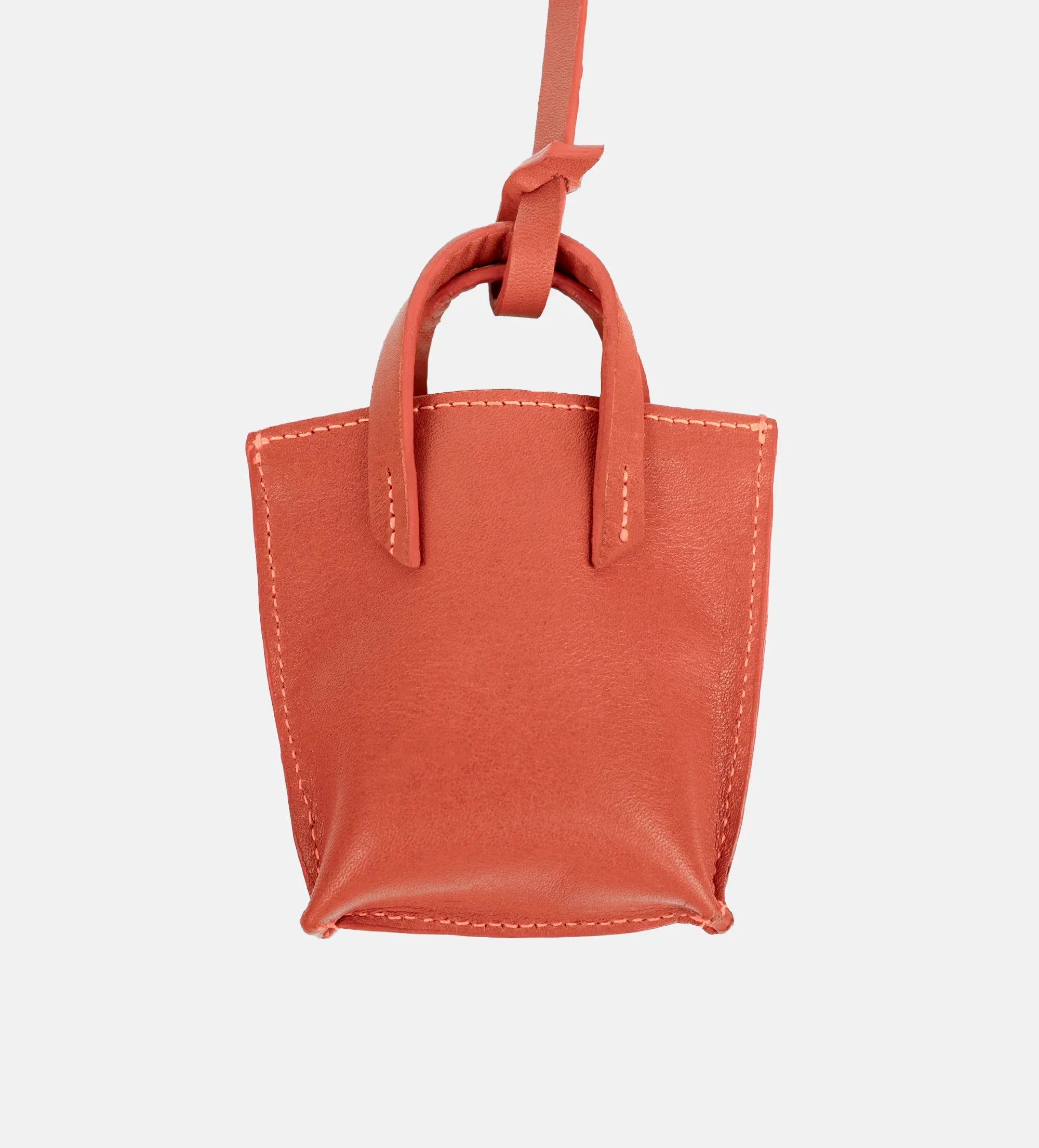 CHARM MINI BOLSO PIEL NARANJA