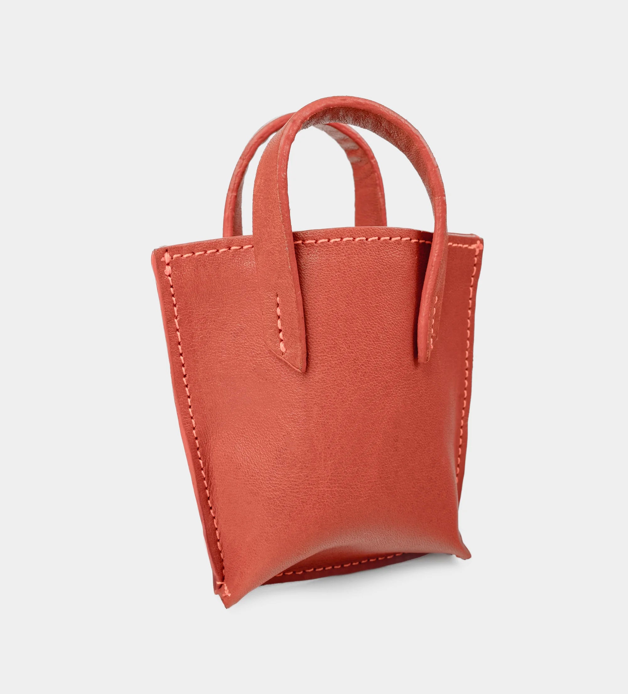 CHARM MINI BOLSO PIEL NARANJA