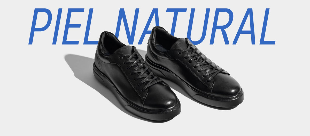 La piel natural es transpirable, permitiendo que el aire circule libremente alrededor de tus pies. Es un material flexible que se adapta gradualmente a la forma de tus pies, proporcionando una comodidad incomparable.