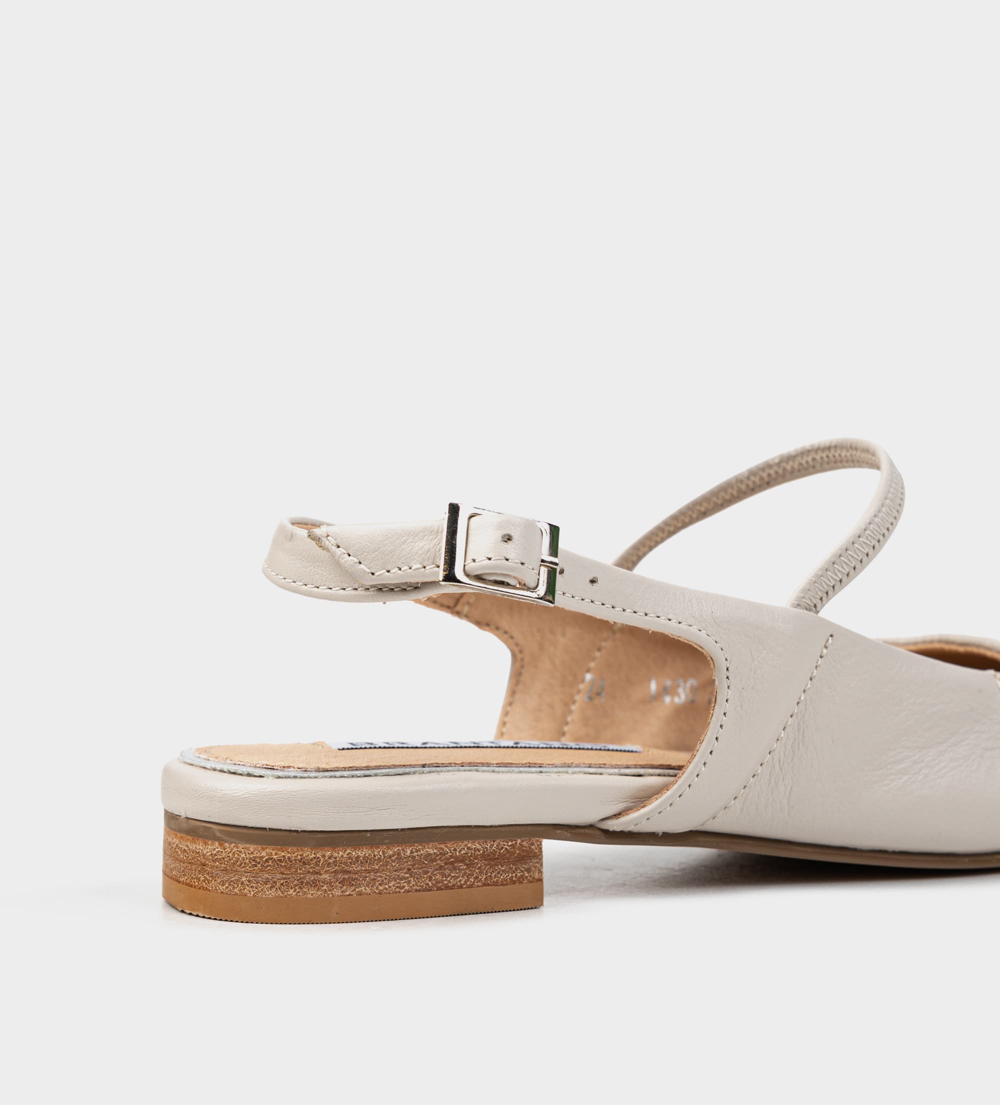 BALERINA DESTALONADA AJUSTABLE PIEL BEIGE