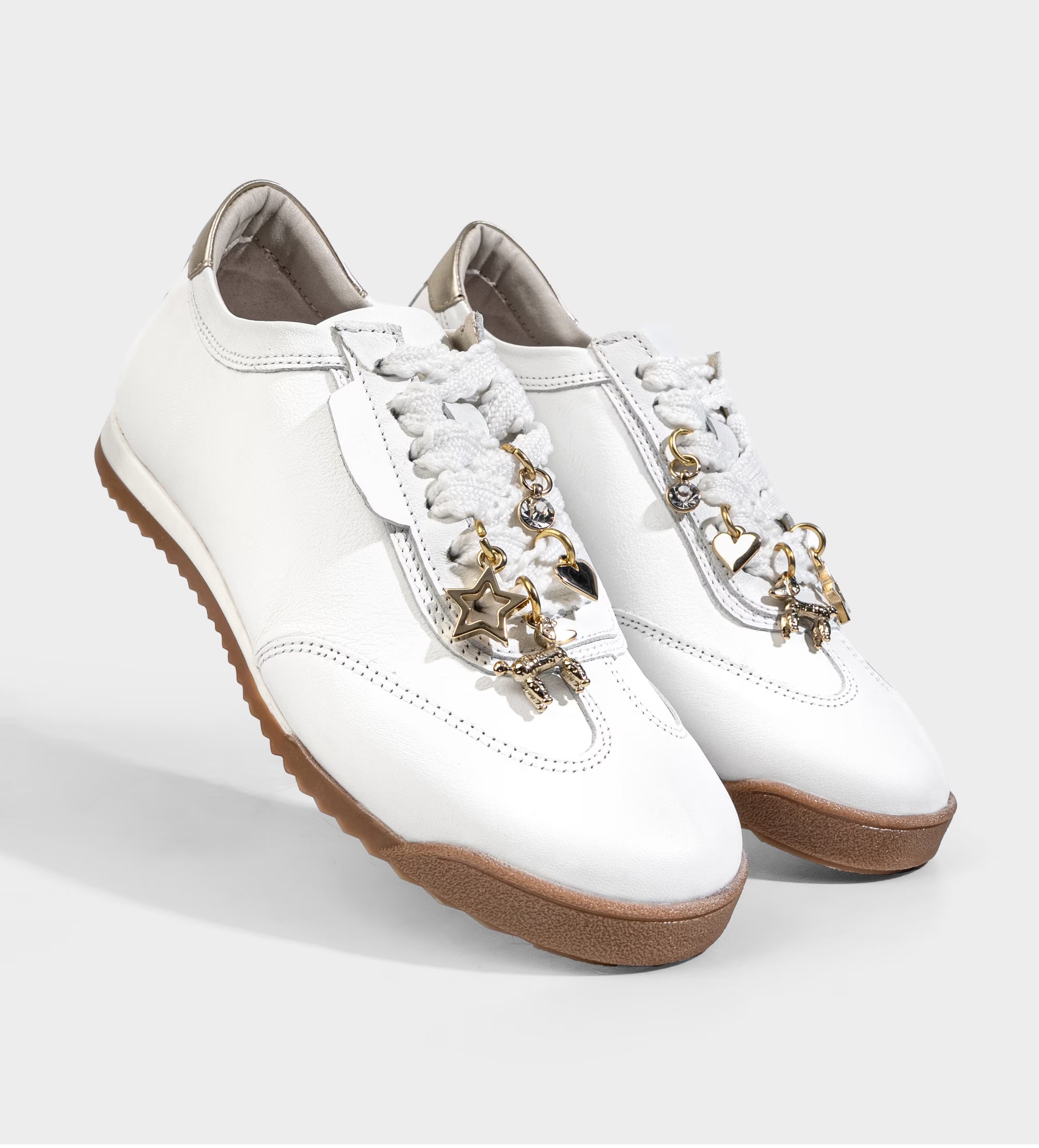 CHARMS SNEAKERS FIGURAS DORADOS