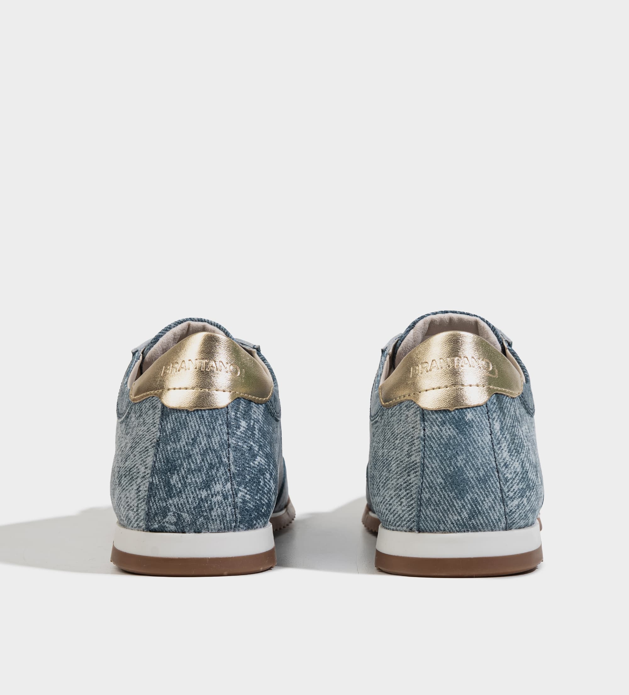 SNEAKER CASUAL PIEL MEZCLILLA AZUL